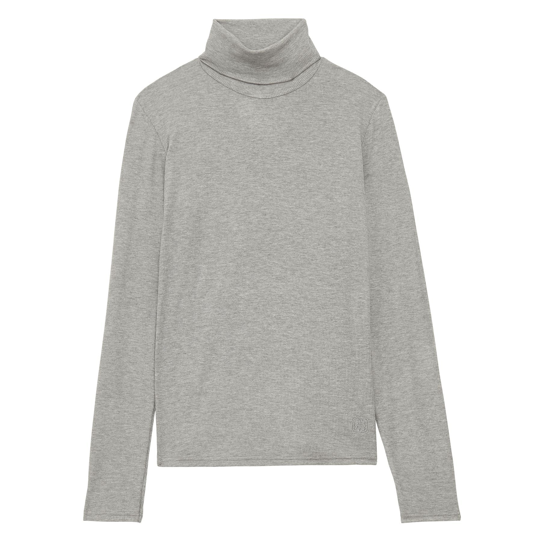Camiseta gris de cuello alto Matthieu