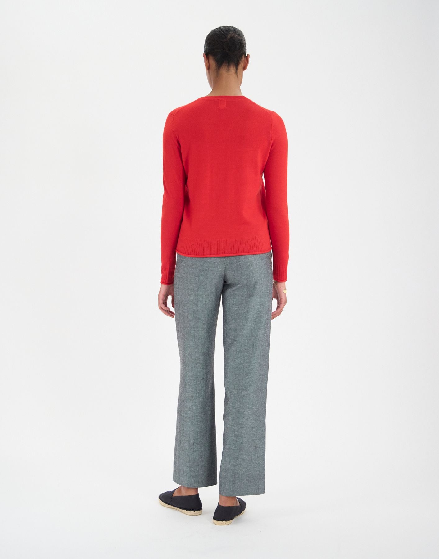 Angelica jumper in red wool