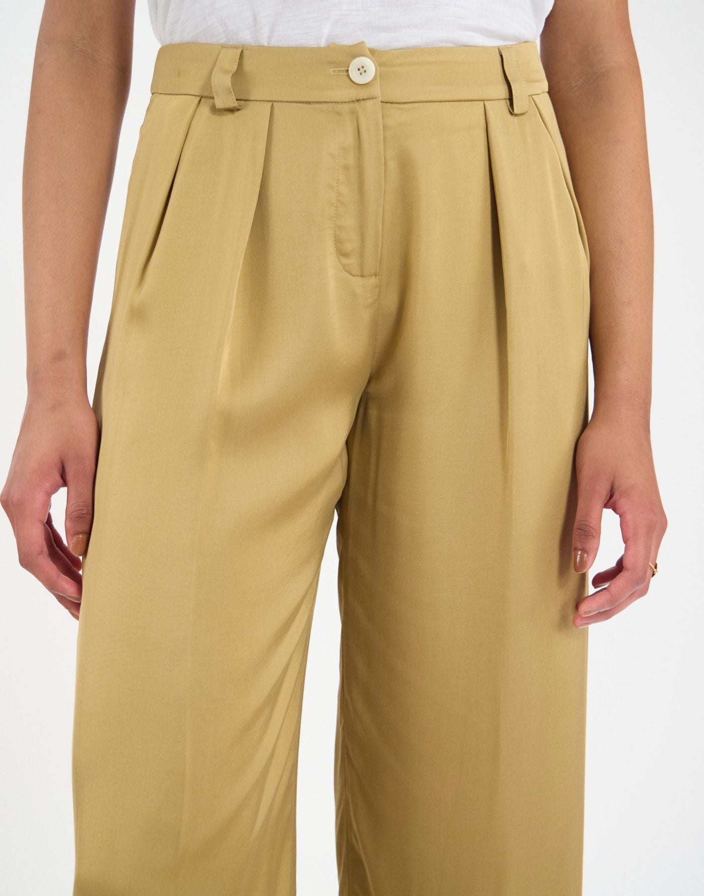 Luciano camel trousers
