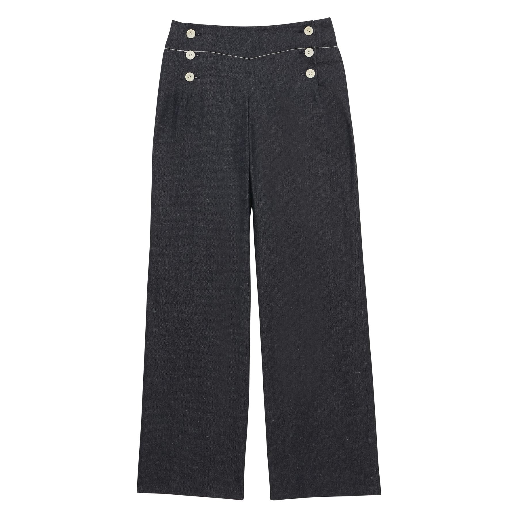 Pantalon à pont Gabriel marine