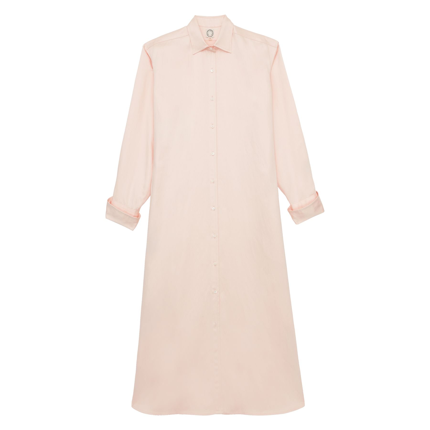 Robe Douglas en lin et viscose rose pâle