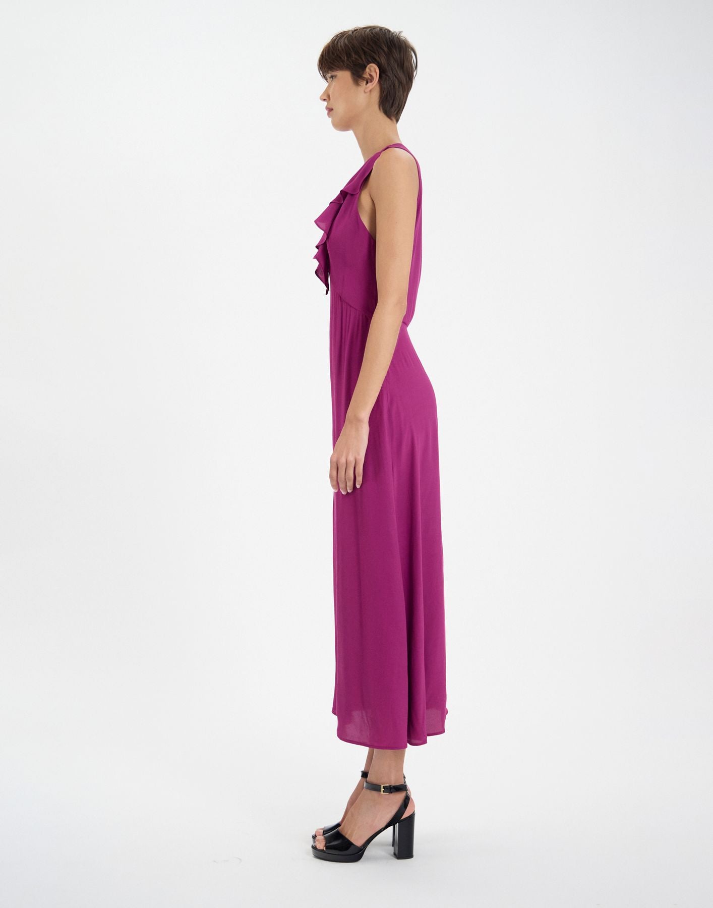 Vestido morado Victorine