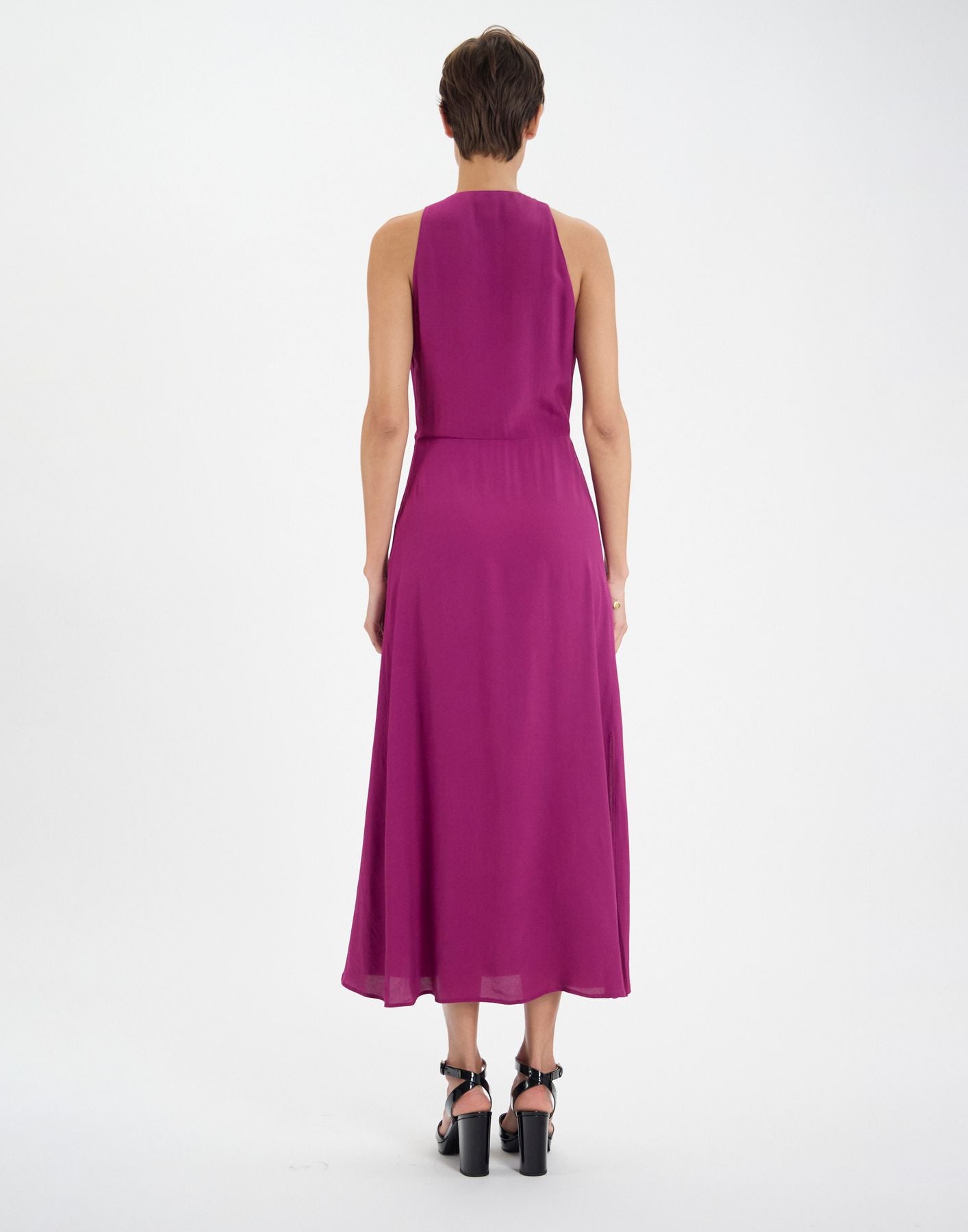 Vestido morado Victorine