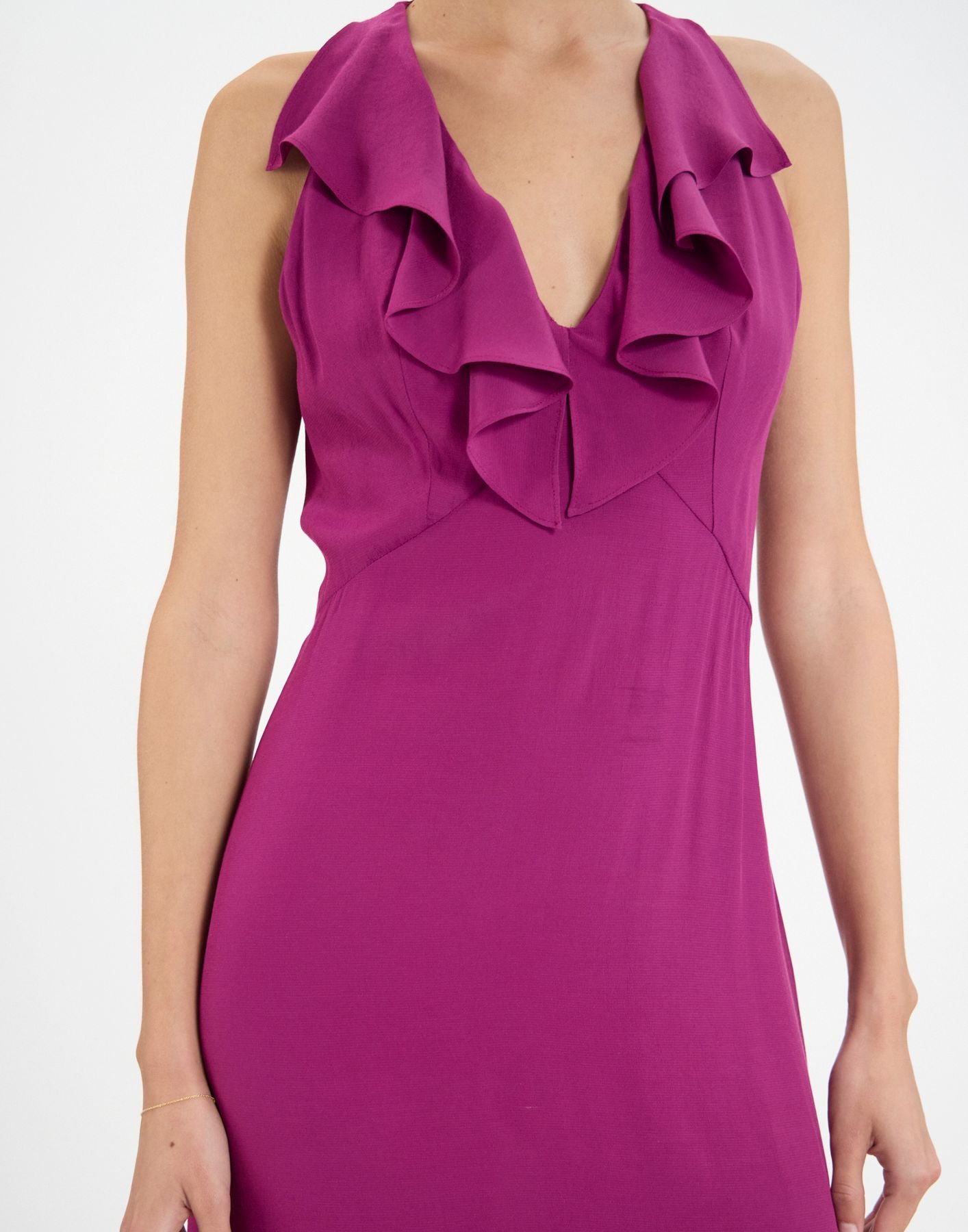 Vestido morado Victorine