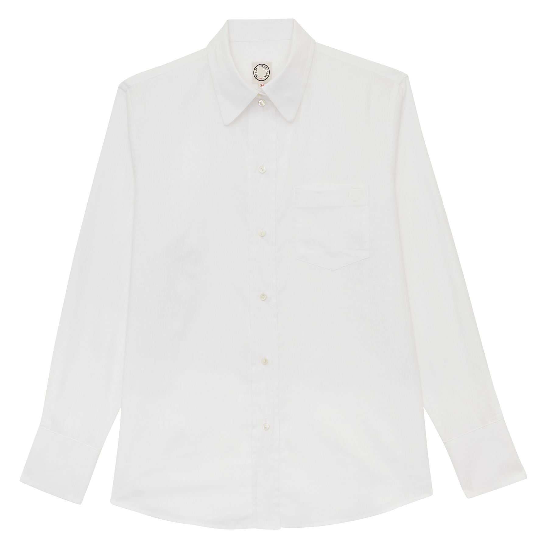 Maureen Shirt aus weißem Halbleinen