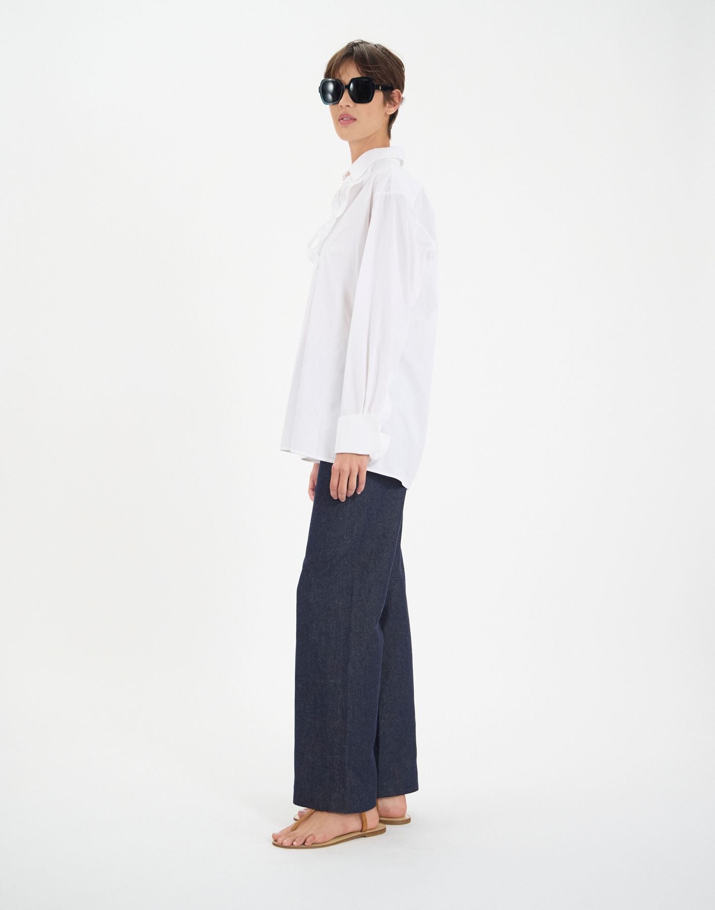 Chemise Ortiz en coton blanc