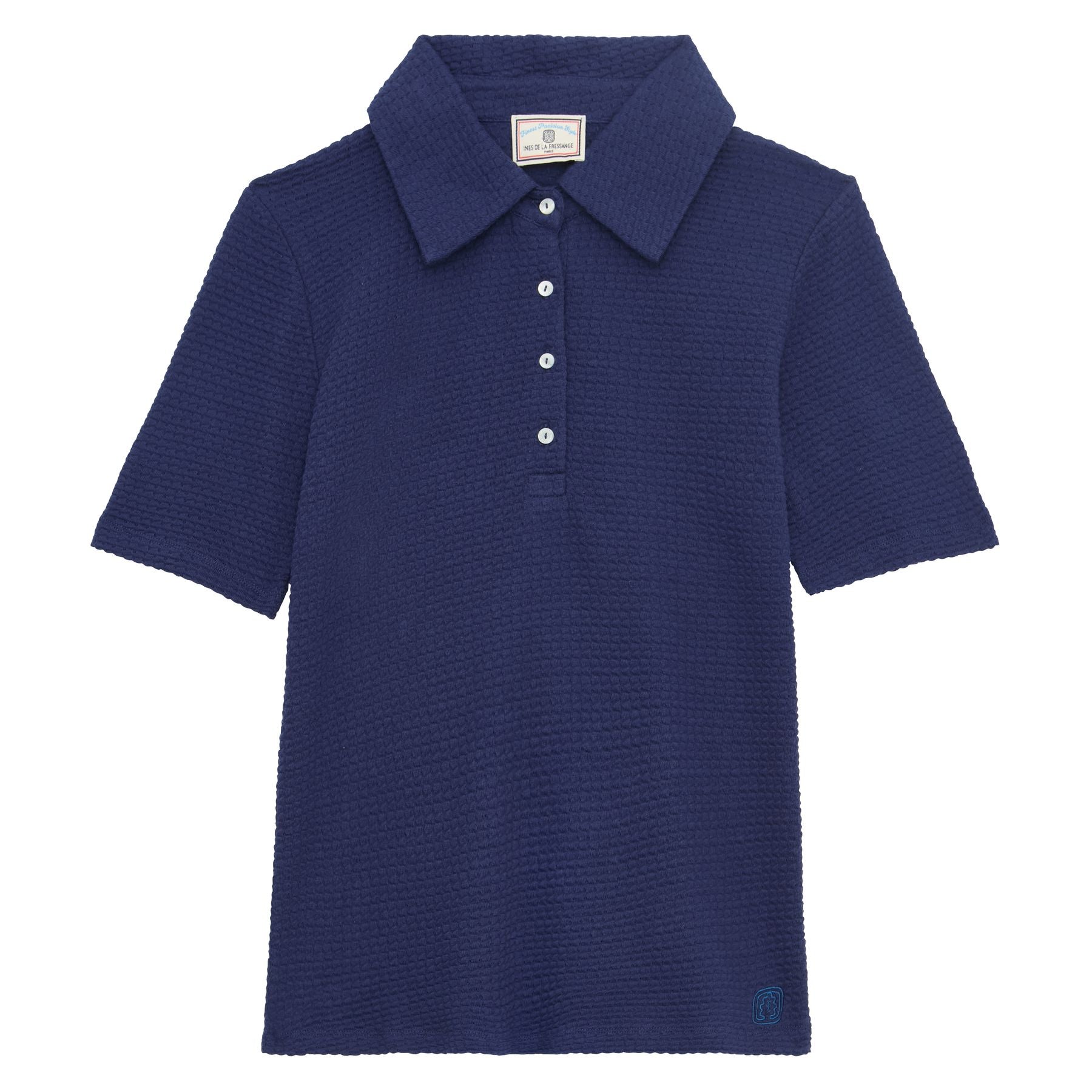 Polo Bryan de algodón azul marino