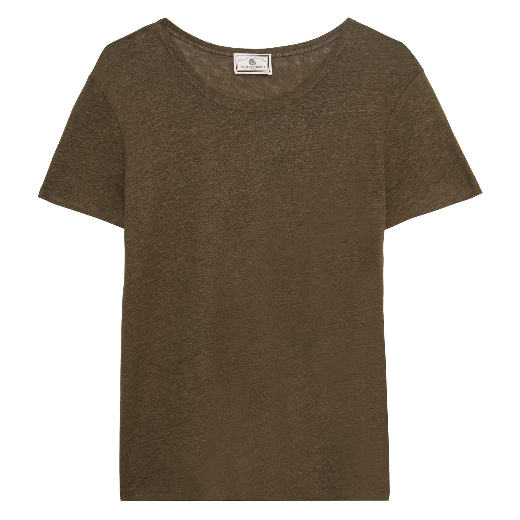 Camiseta Sunny de lino caqui