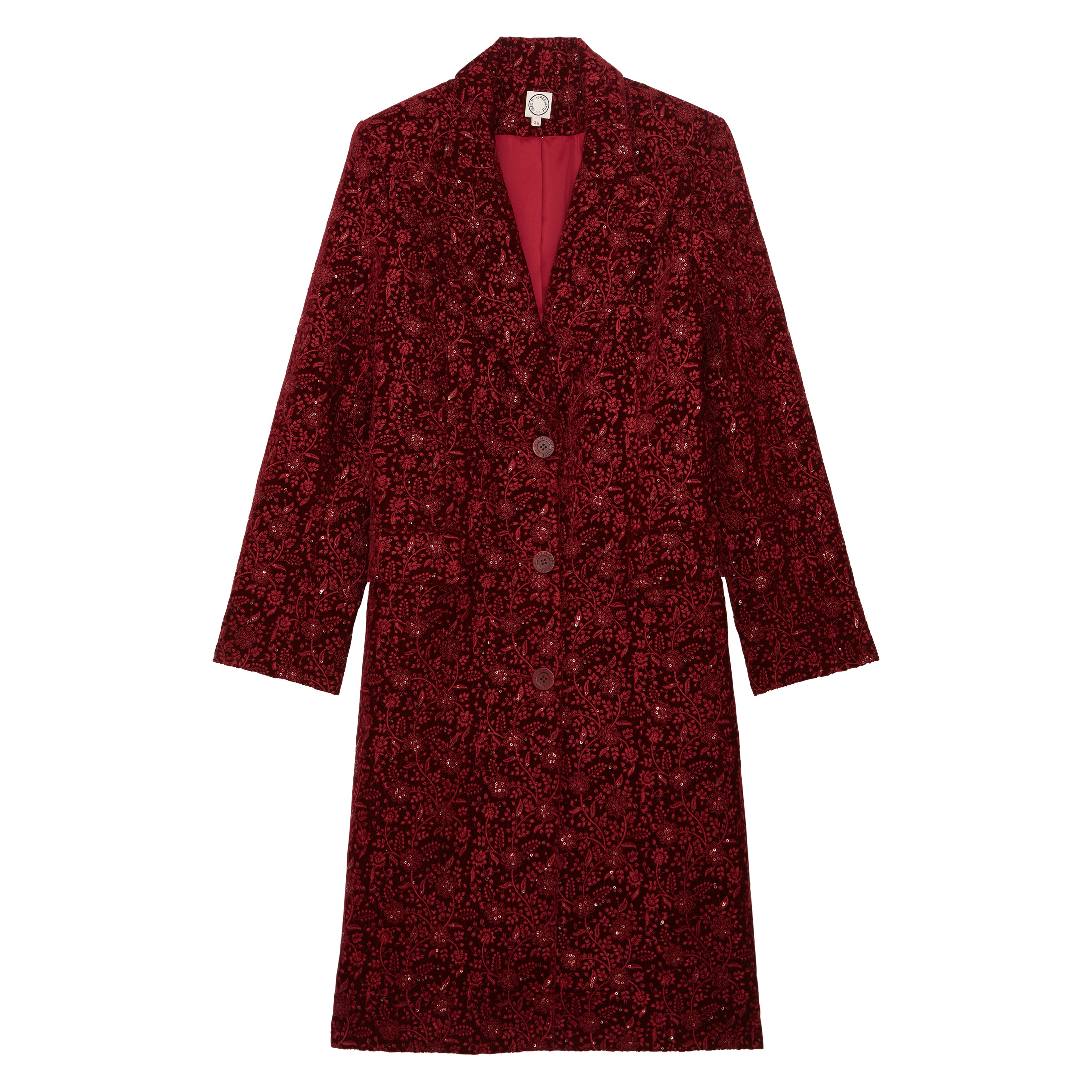 Manteau Zahee brodé