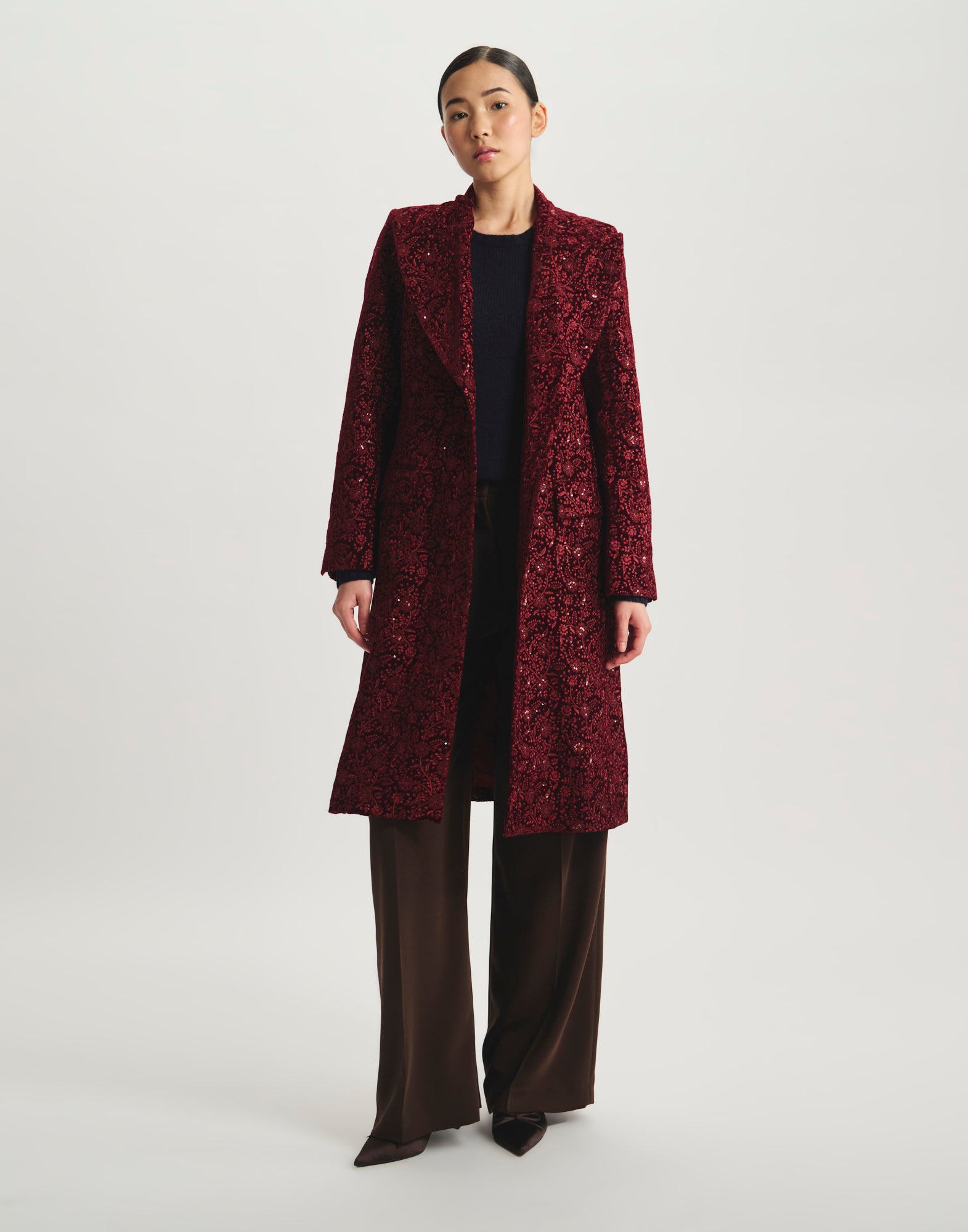 Manteau Zahee brodé