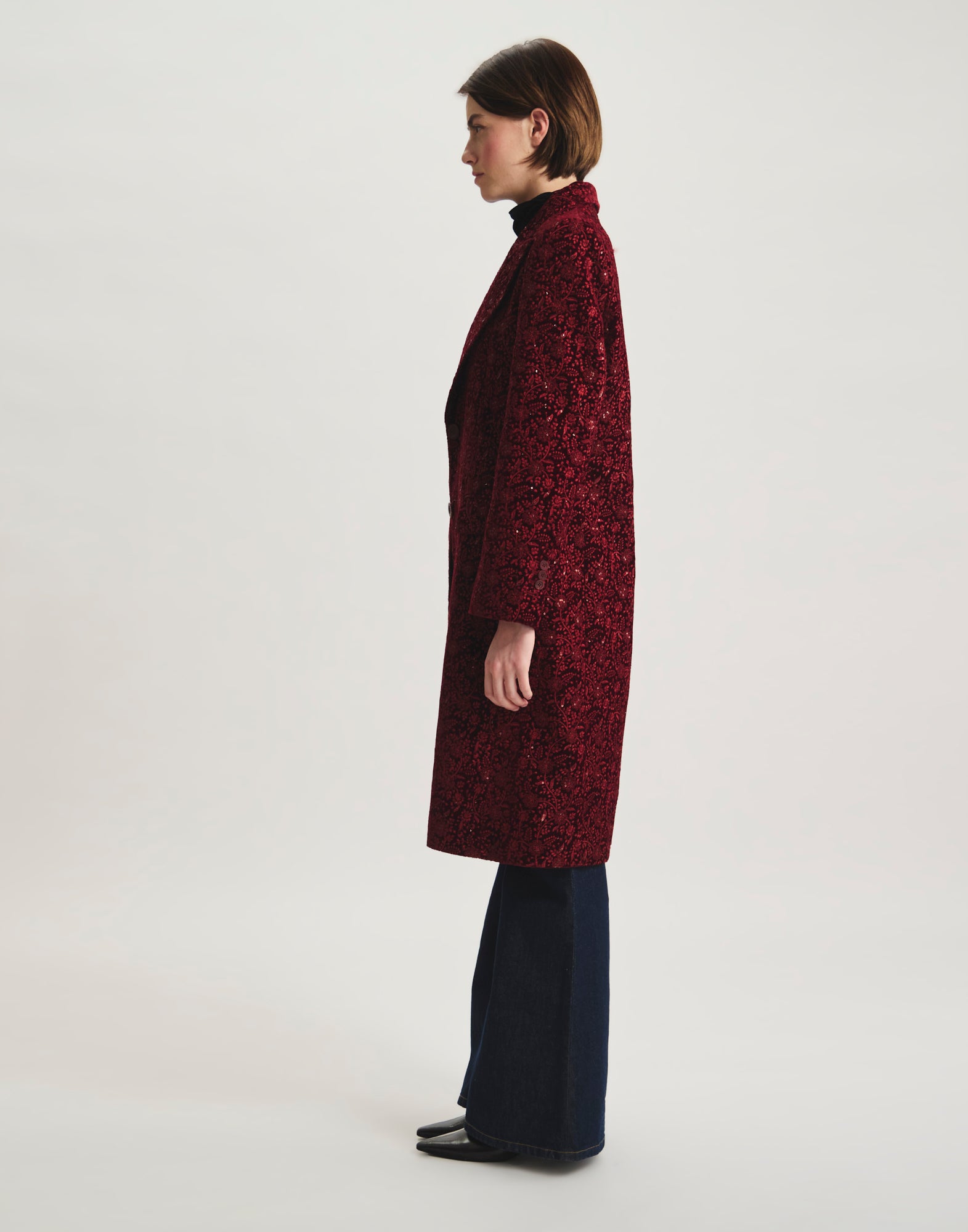 Manteau Zahee brodé