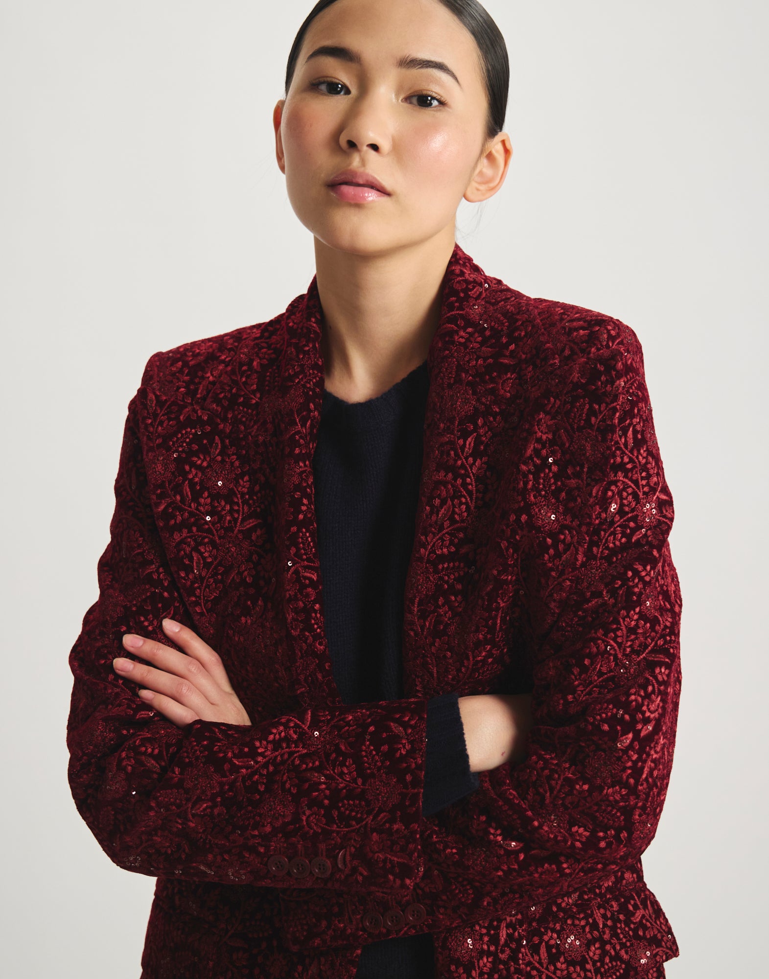Manteau Zahee brodé