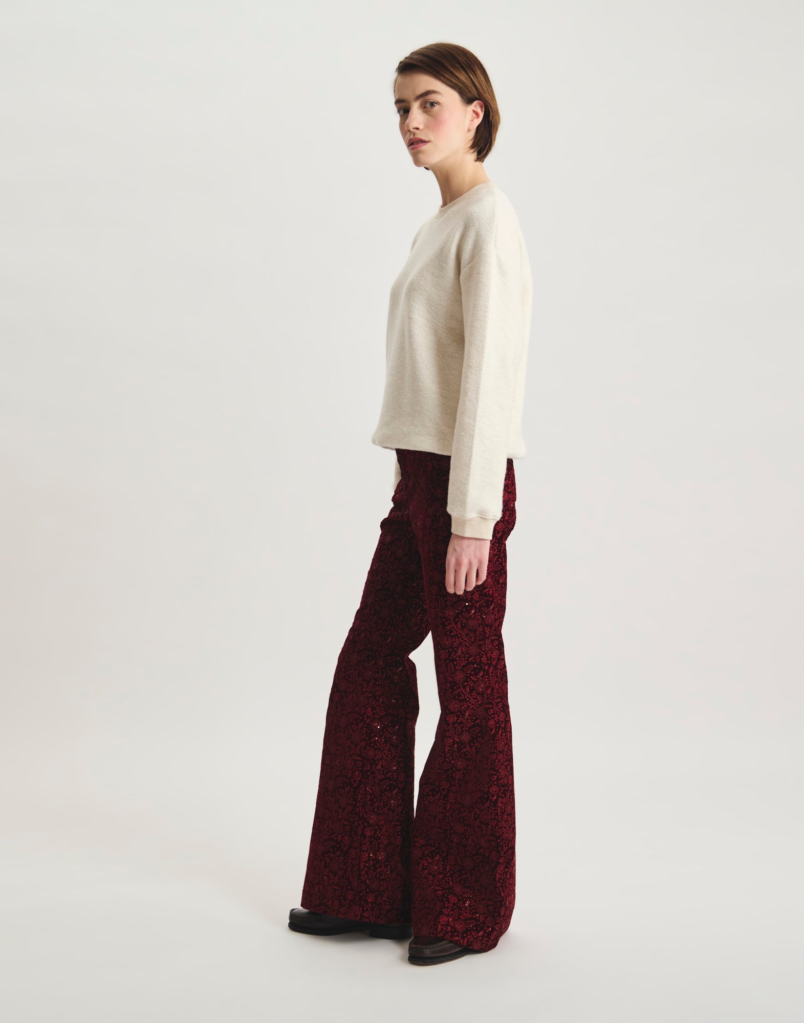 Pantalon Charlotte brodé