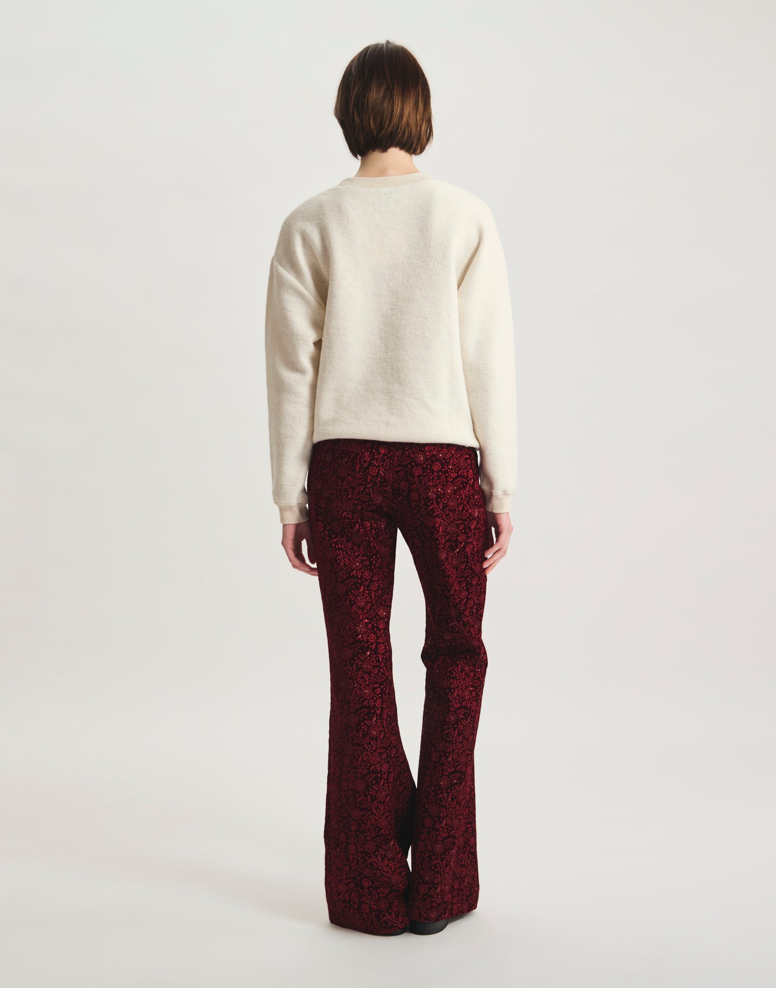 Charlotte embroidered trousers