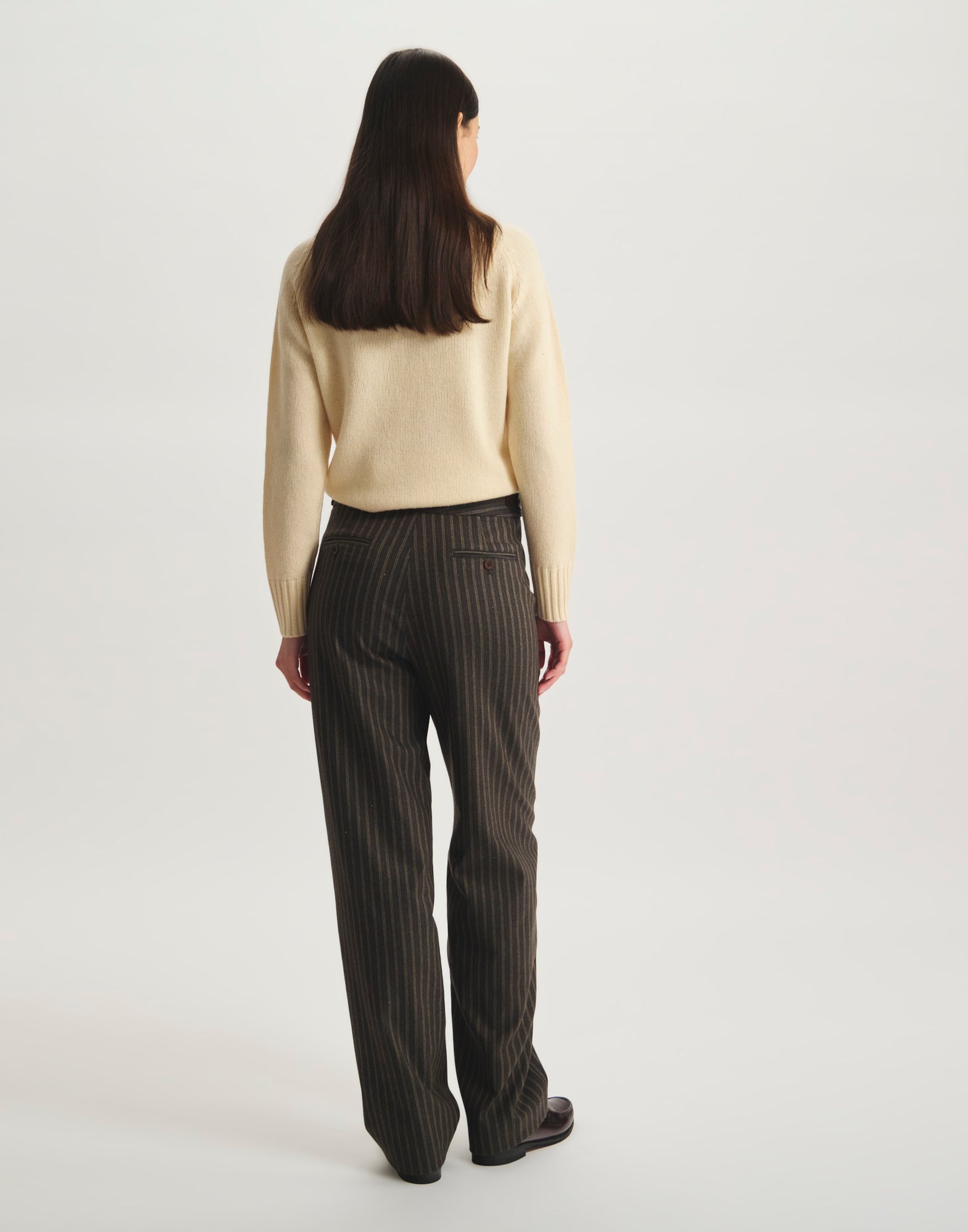 Pantaloni Piotr in cotone con pinces