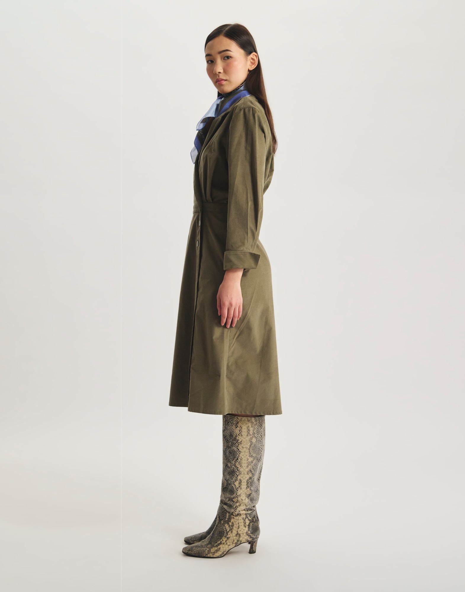 Robe portefeuille Namo en coton