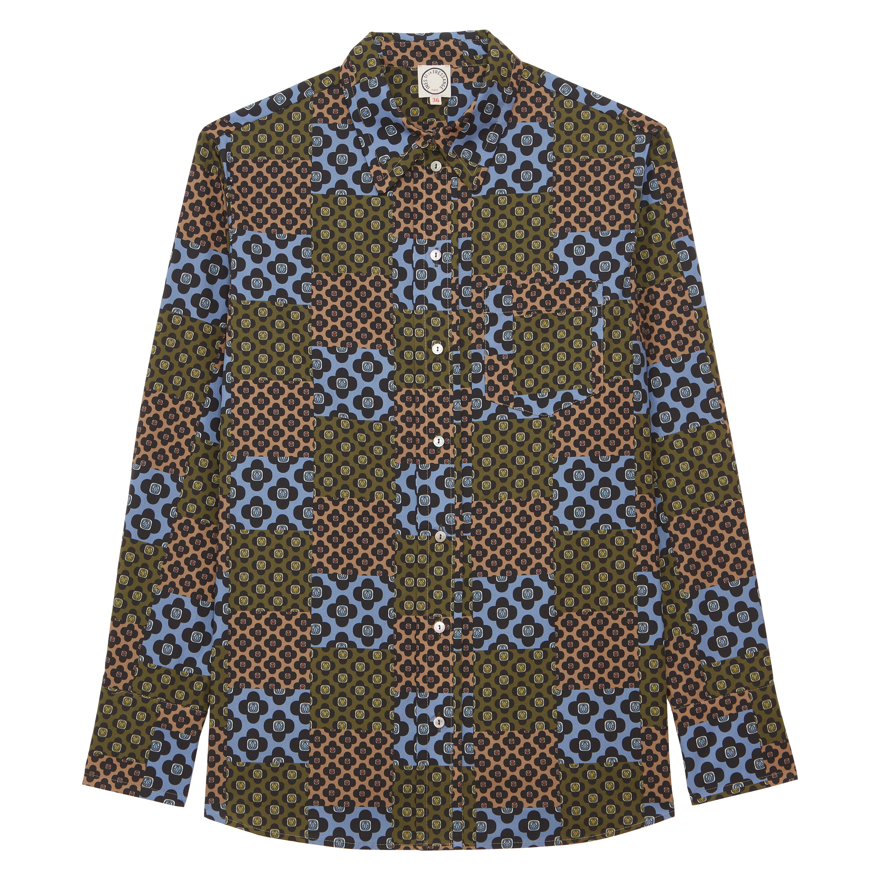 Camicia in cotone floreale Maureen
