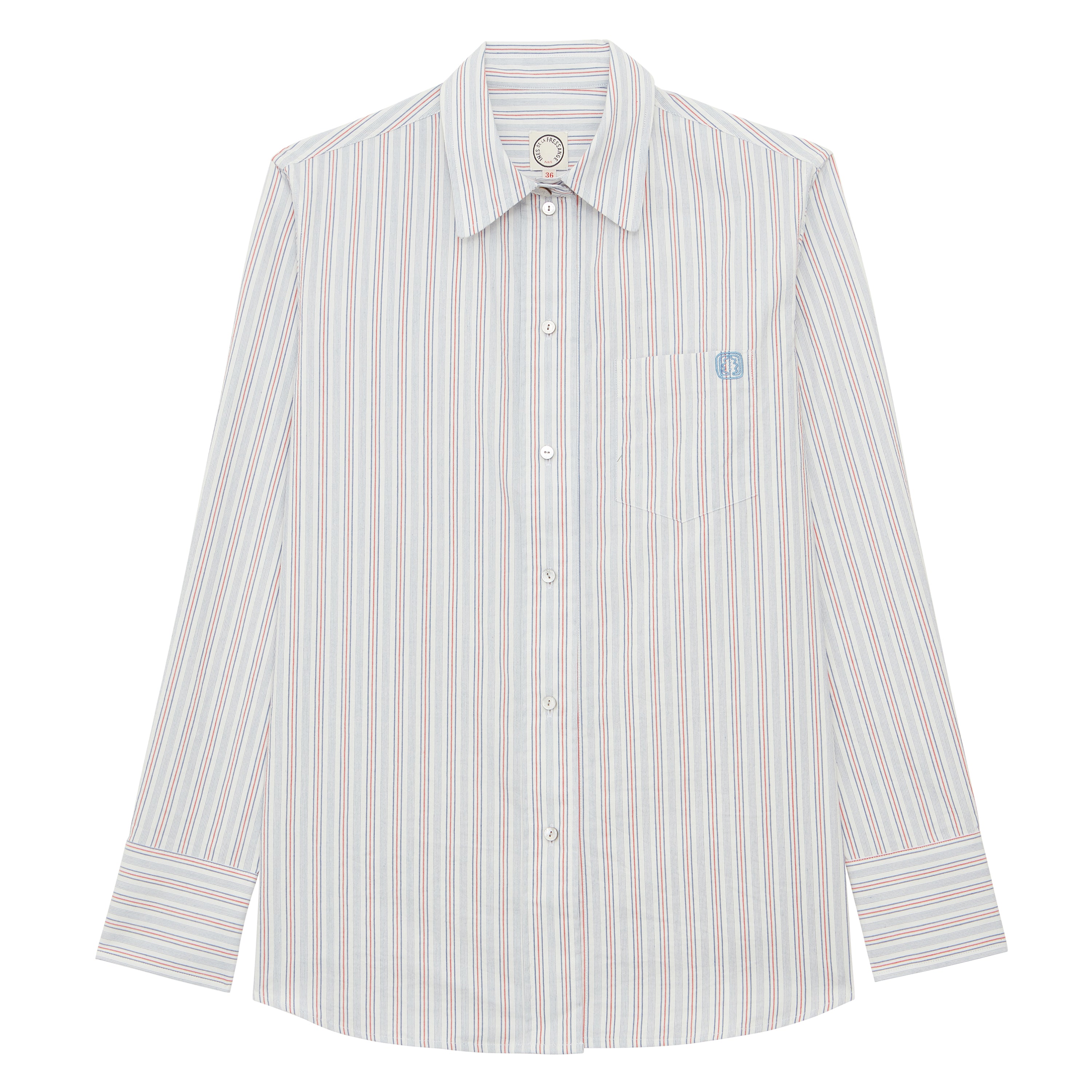 Camicia a righe in cotone Maureen