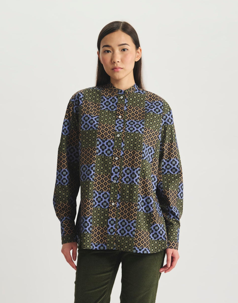 Chemise Ollie en coton à fleurs