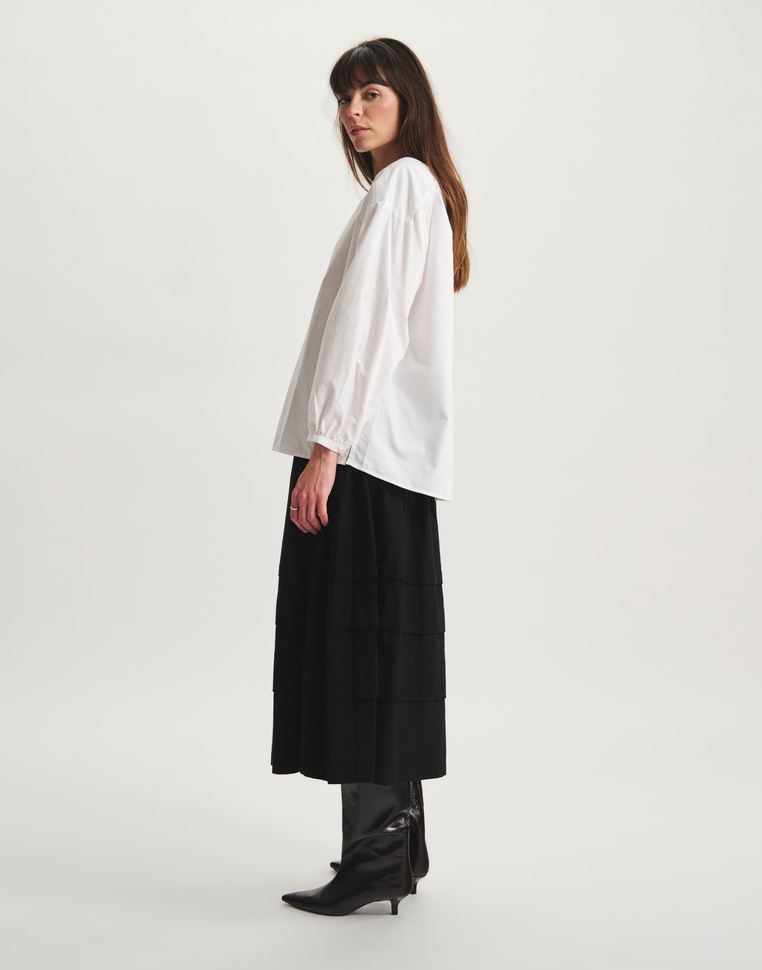 Top mare in cotone fluido