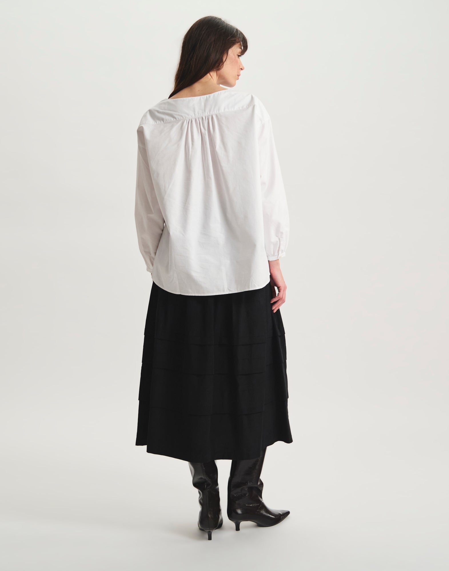 Top mare in cotone fluido