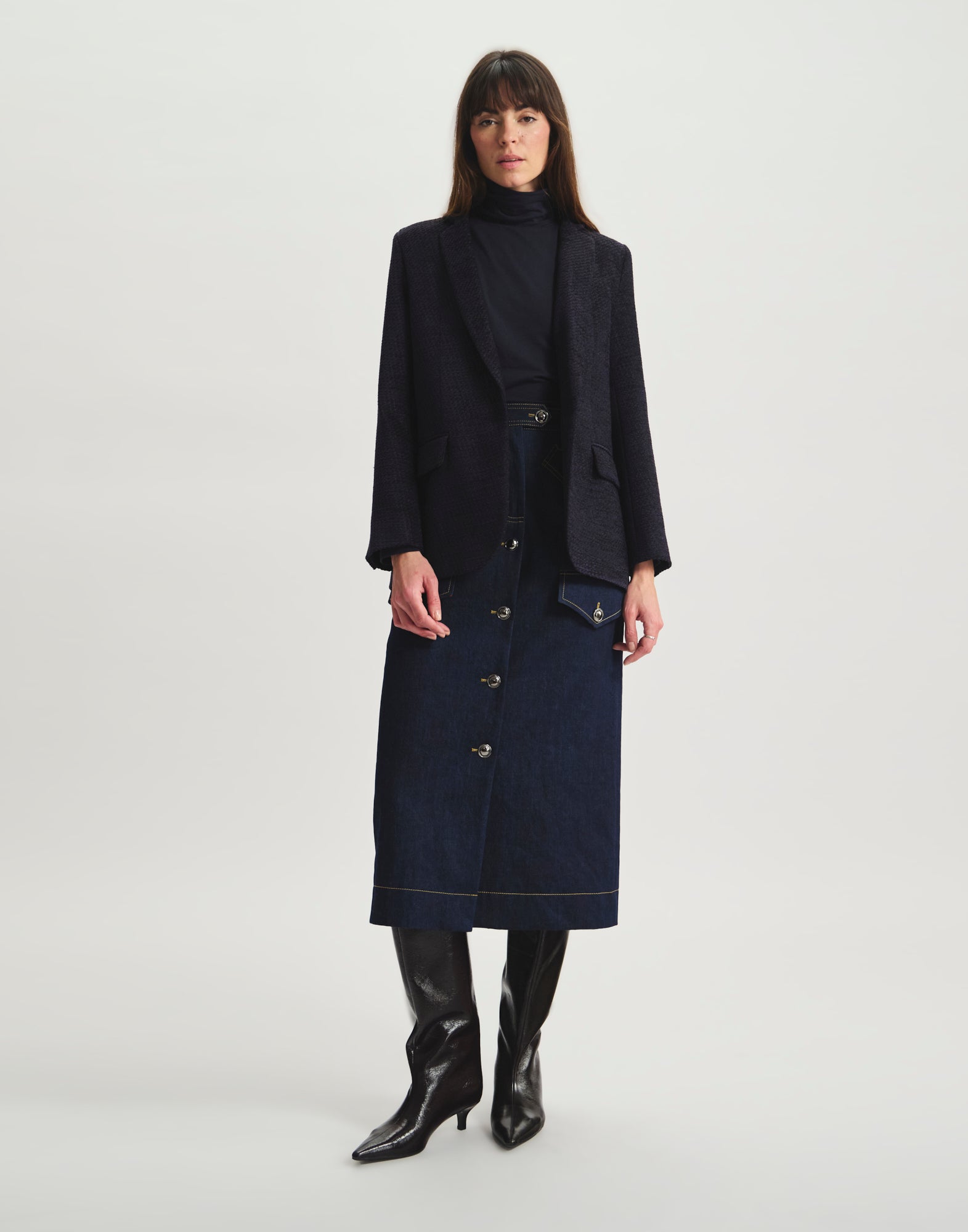 Bruna straight cut jacket