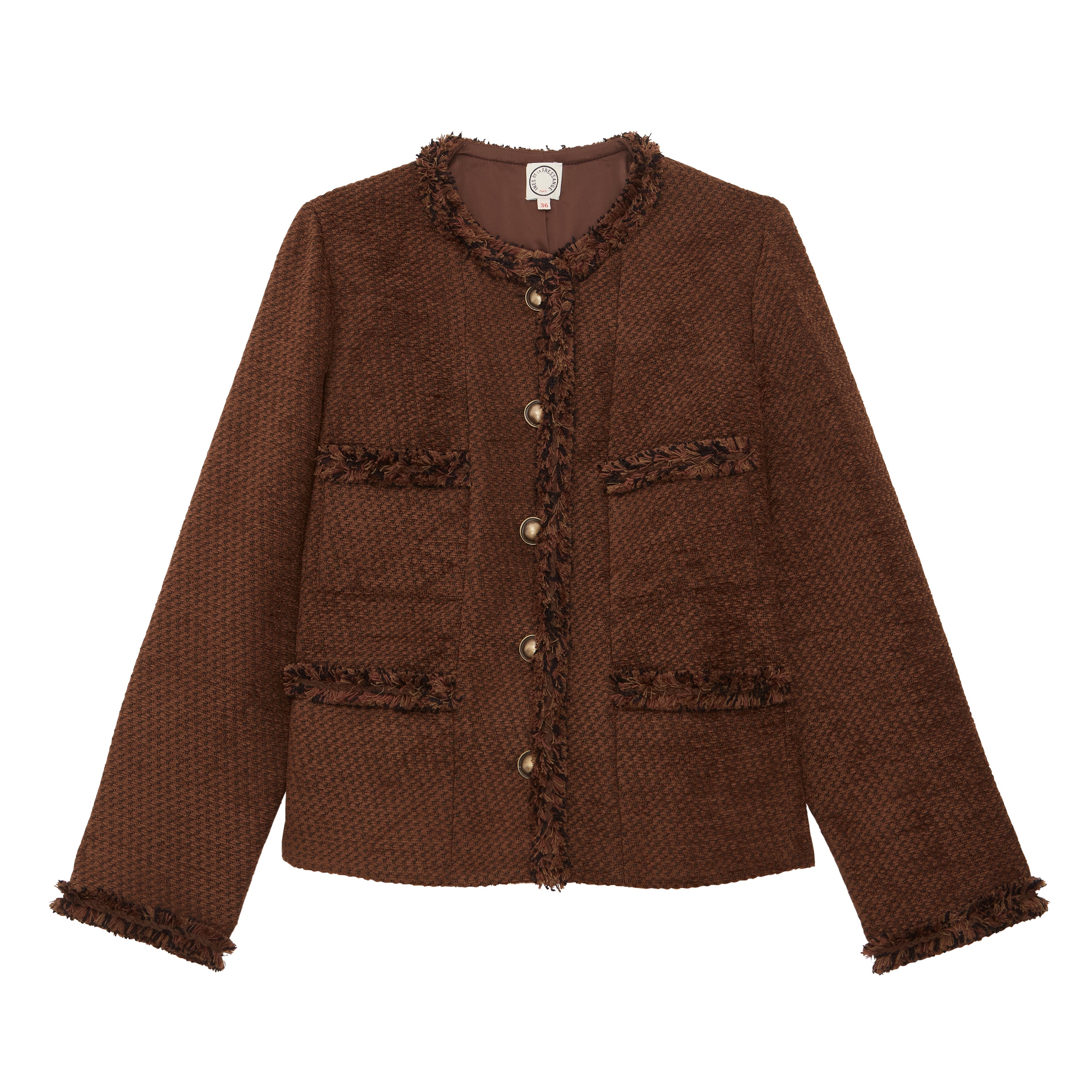 Adelaide jacket with woven braids