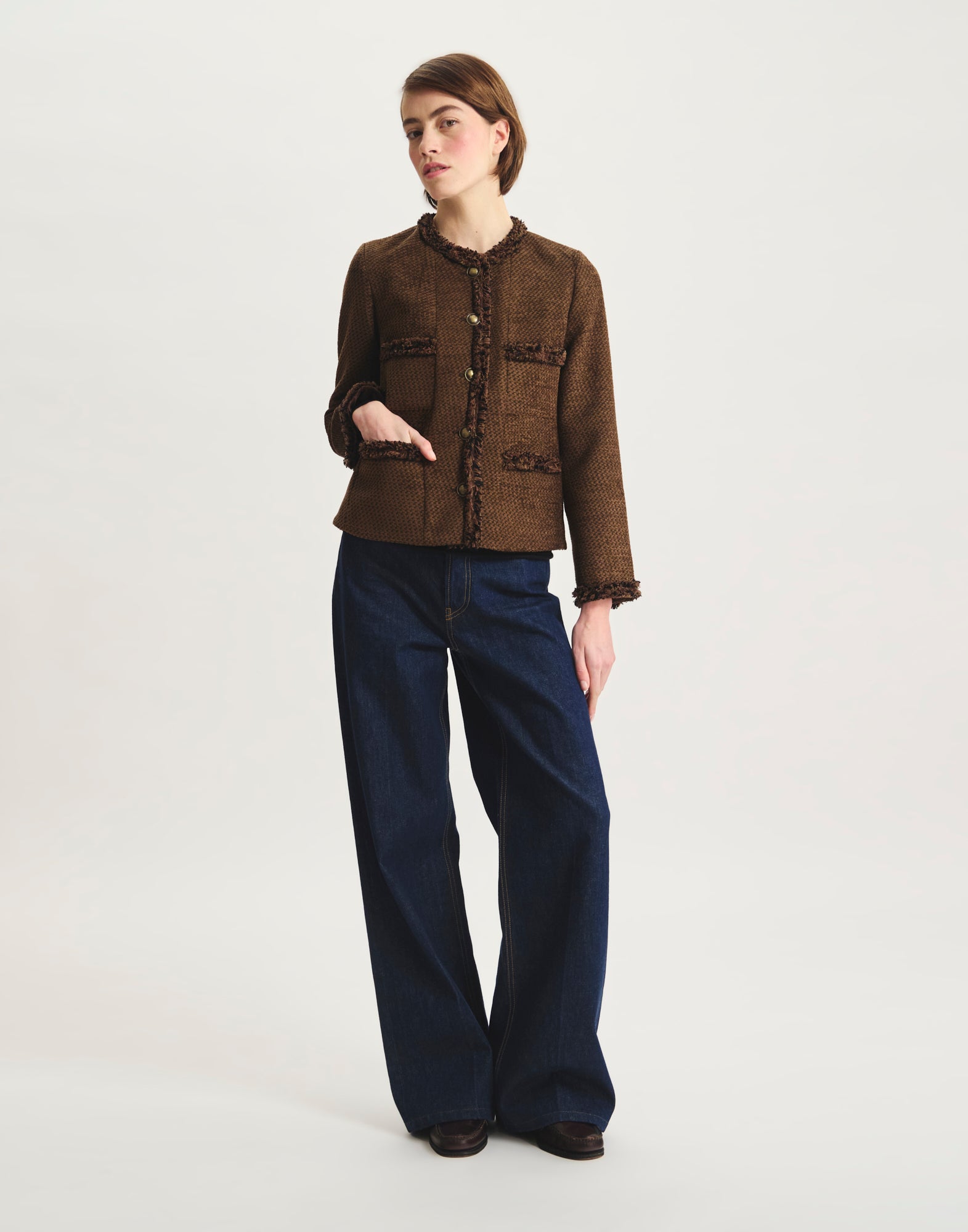Adelaide jacket with woven braids