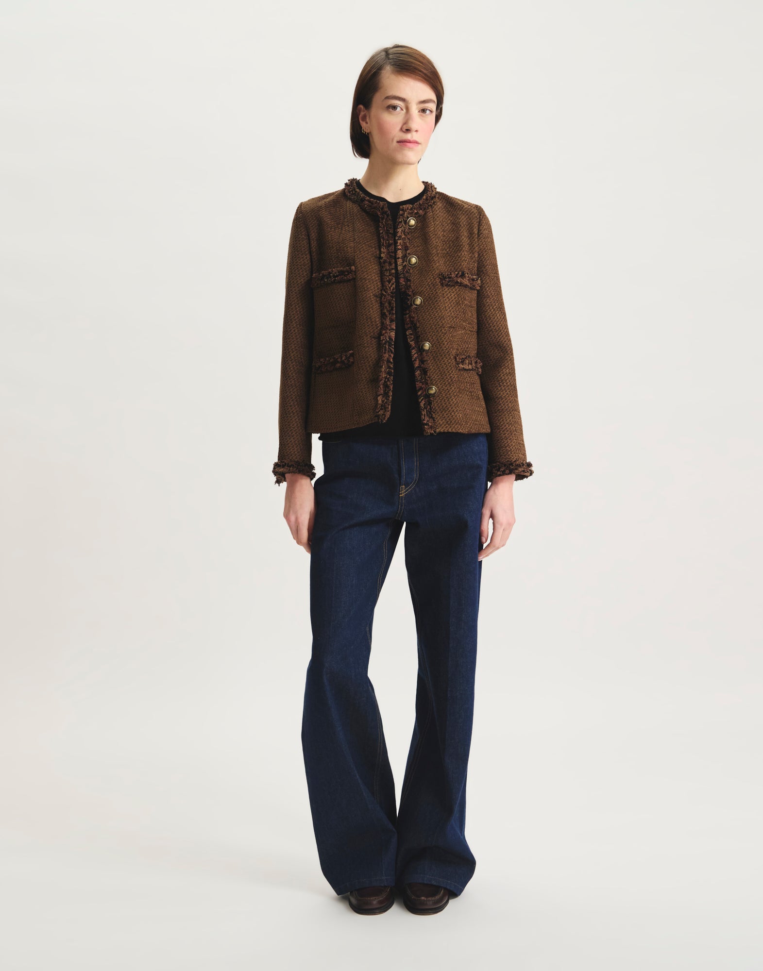 Adelaide jacket with woven braids