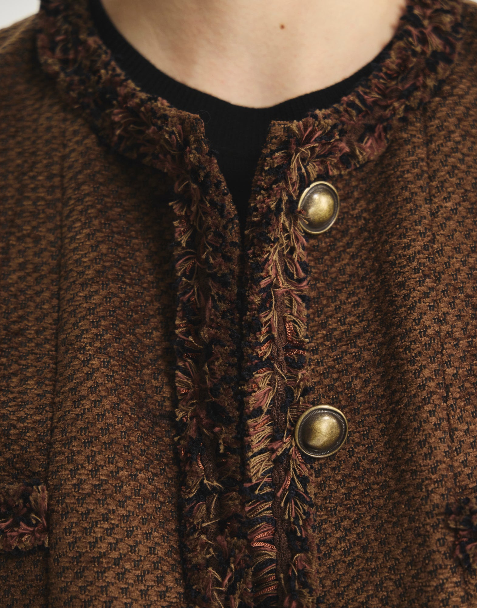 Adelaide jacket with woven braids