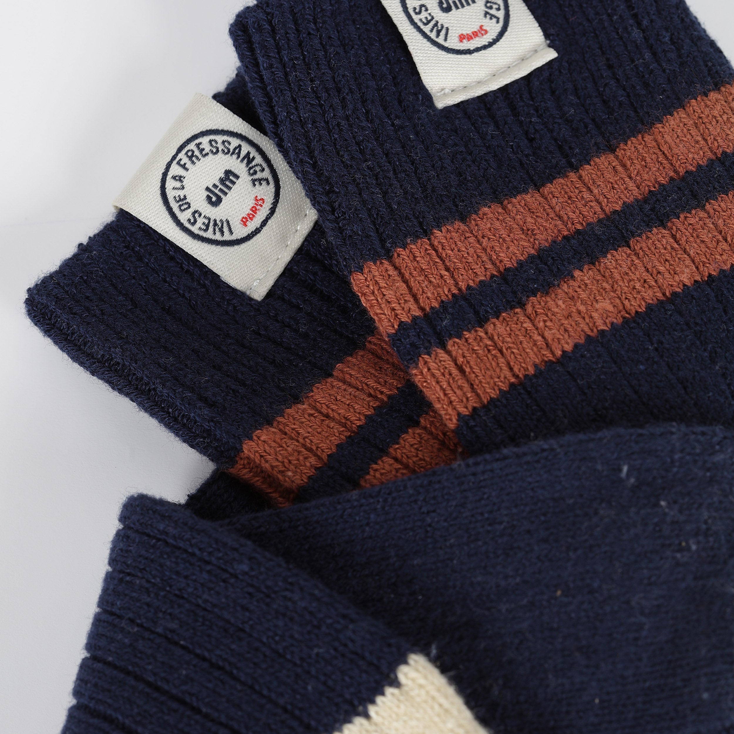 Chaussettes côtelées DIM x Ines de La Fressange
