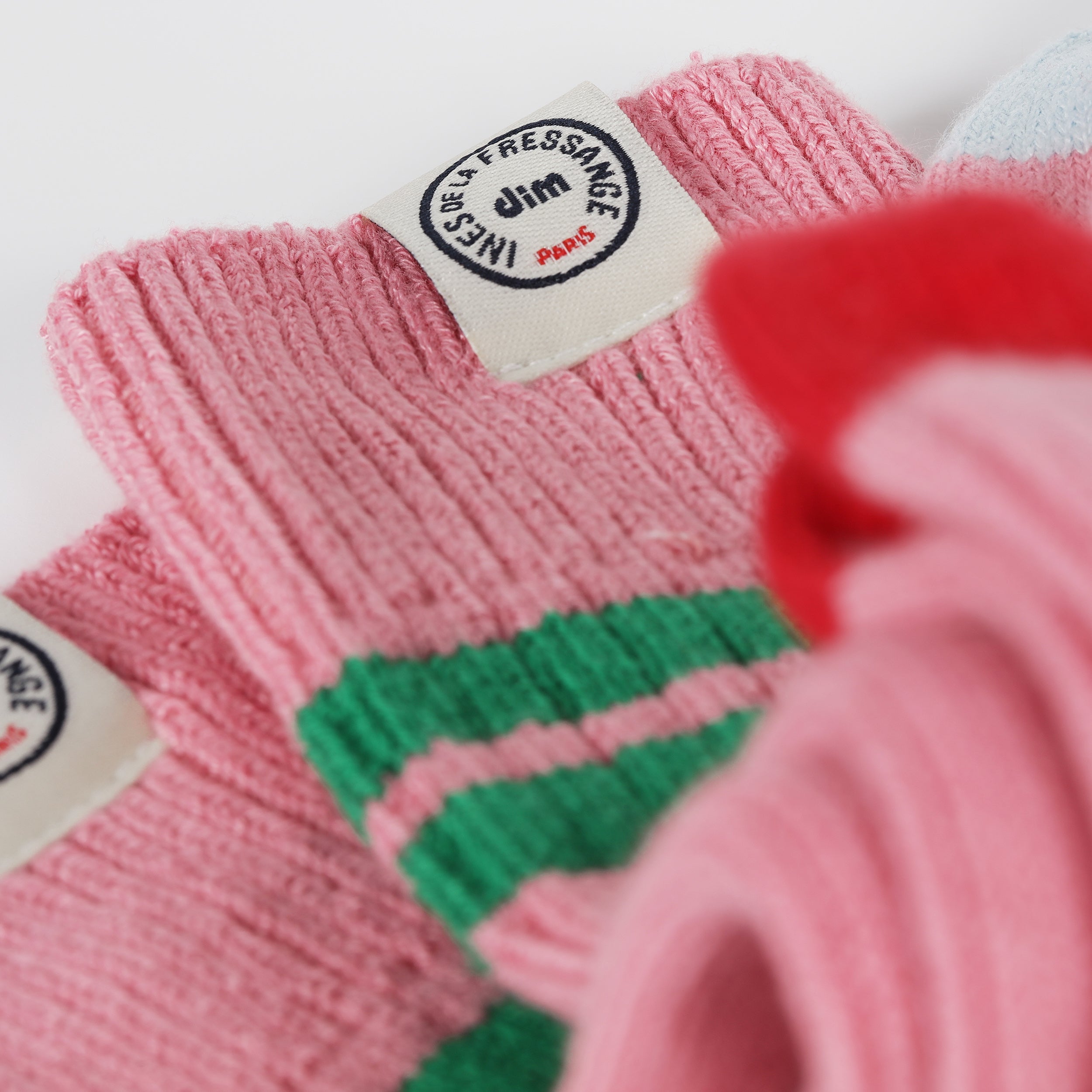 Chaussettes mi-bas côtelés DIM x Ines de La Fressange