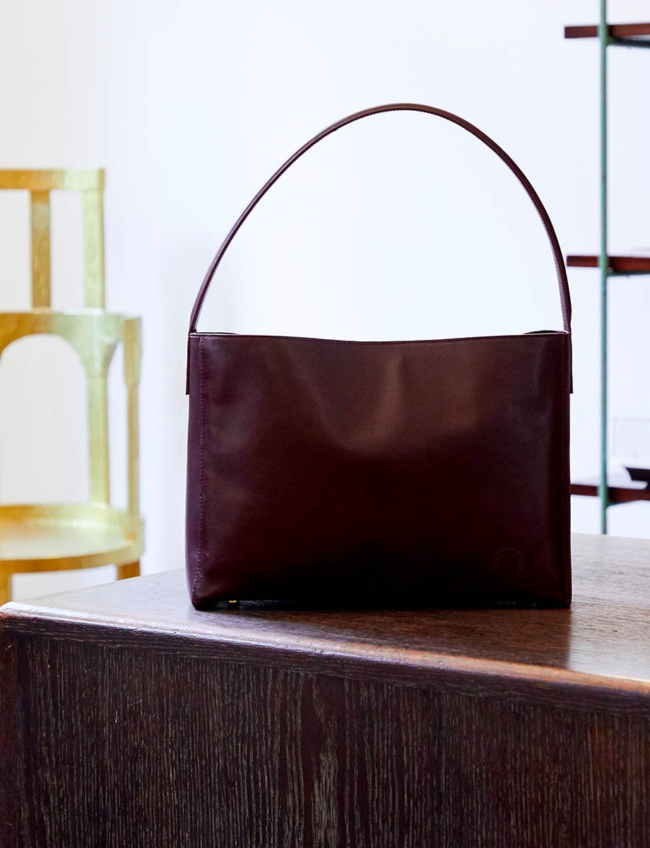 Tasche Leonore L Leder bordeaux