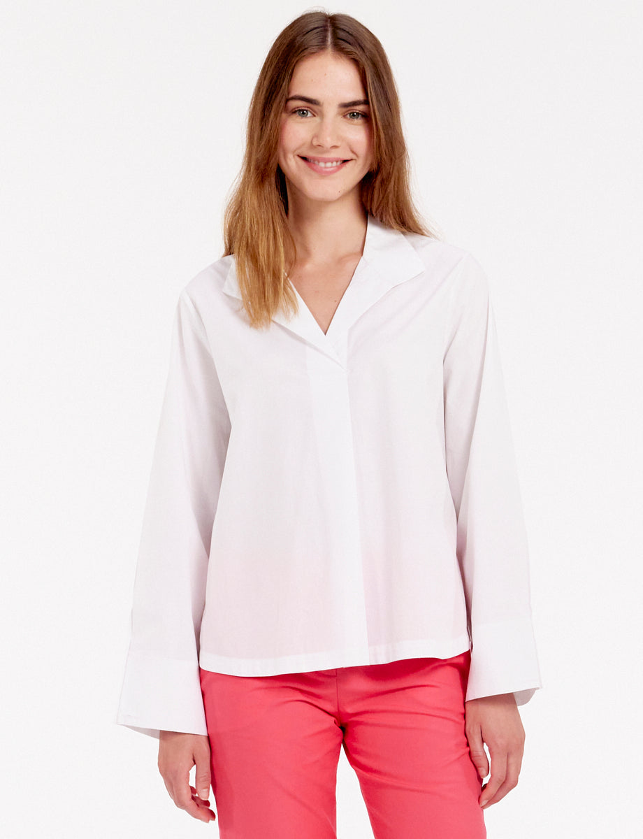 Noa white cotton shirt