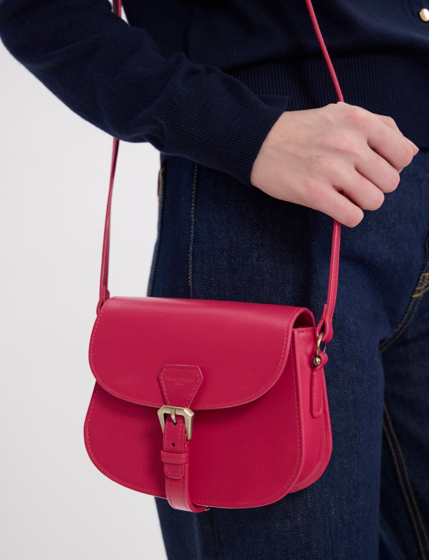 Bolso Baby Flâneur rosa pasión