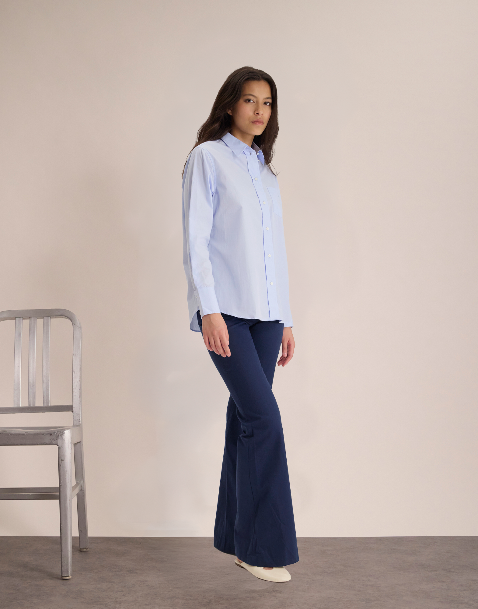 Martin light blue cotton shirt