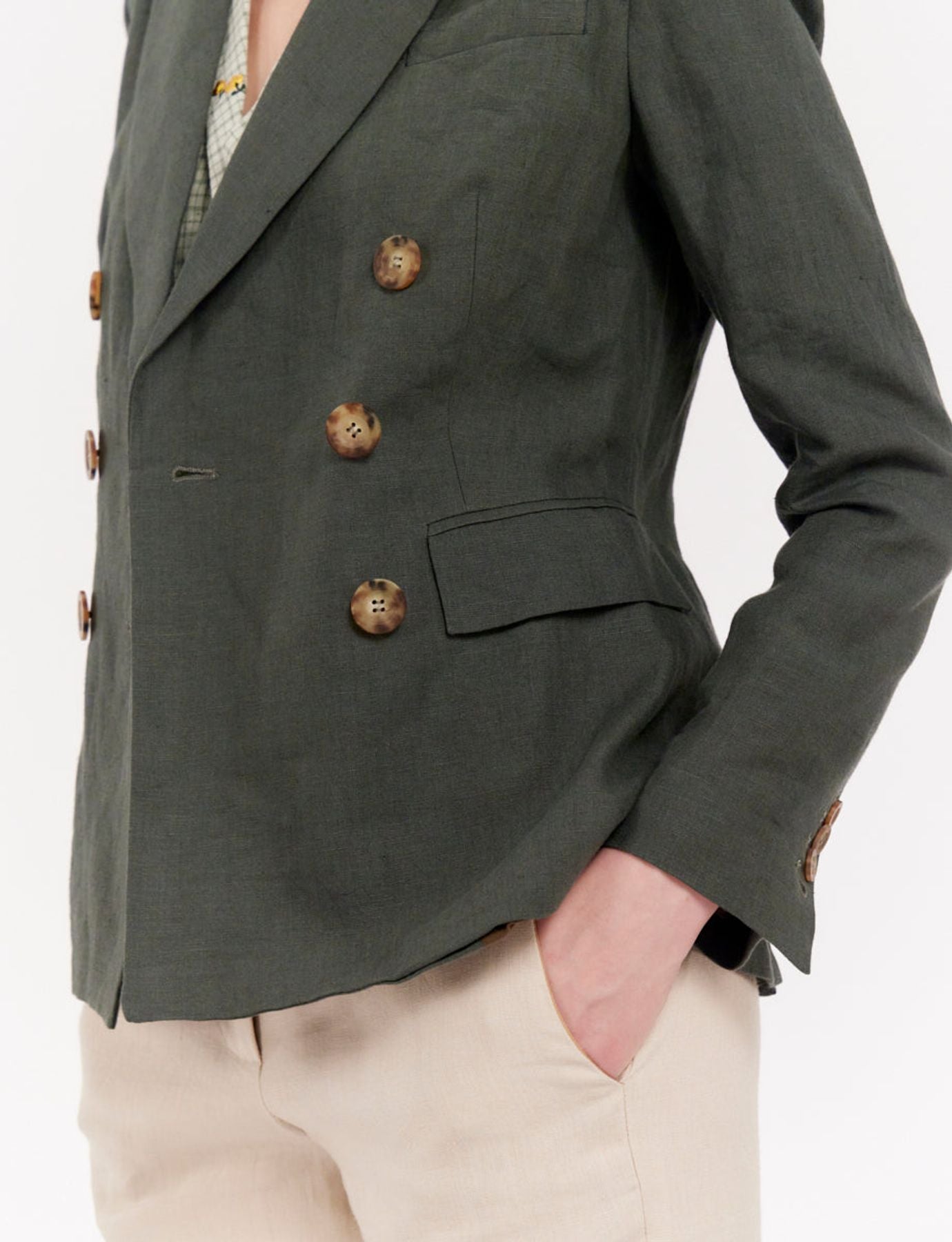 veste-maurice-en-lin-vert-fonce