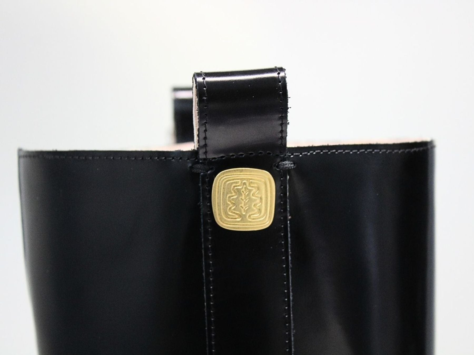 Black Lana boots in smooth leather
