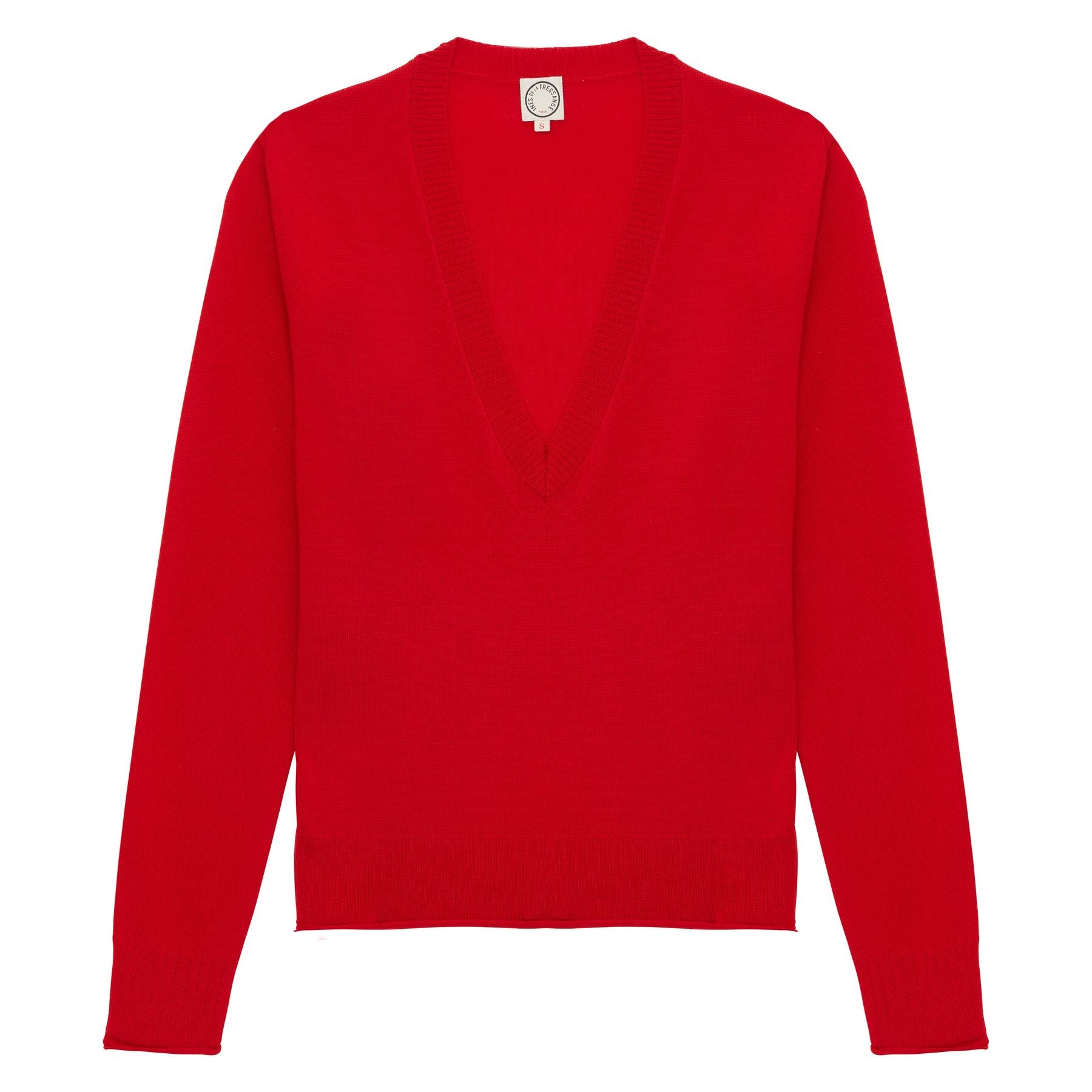 Jersey Morcant de lana roja