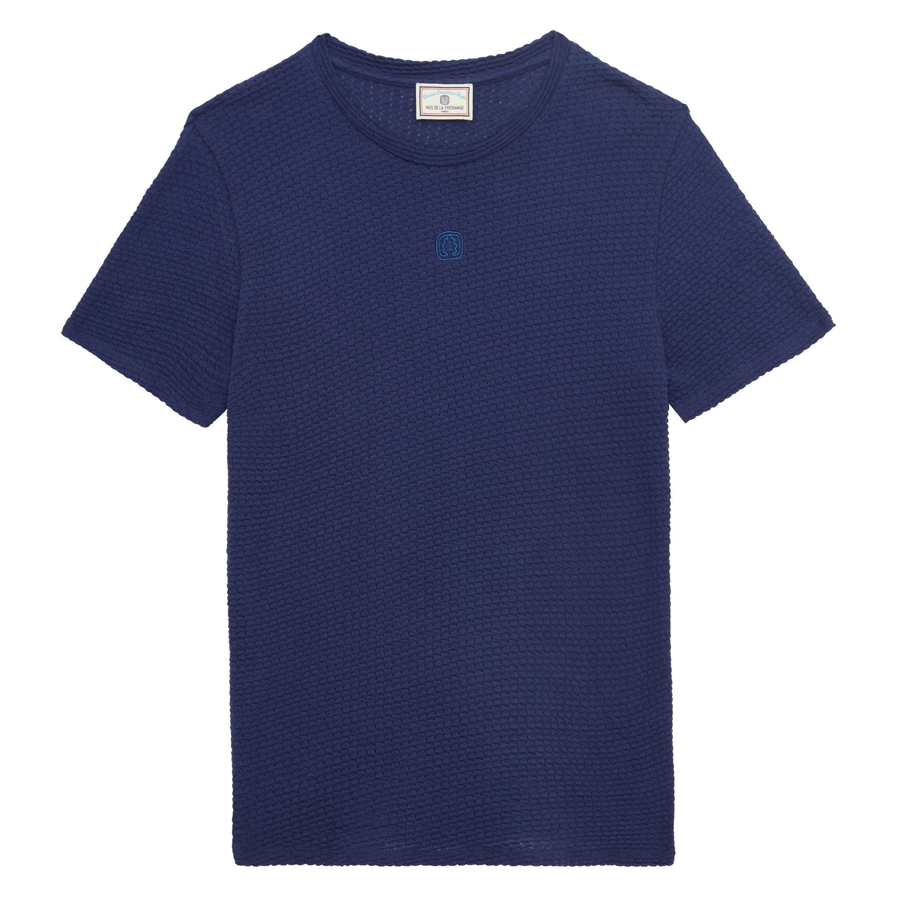 Camiseta Paul a rayas de algodón azul marino