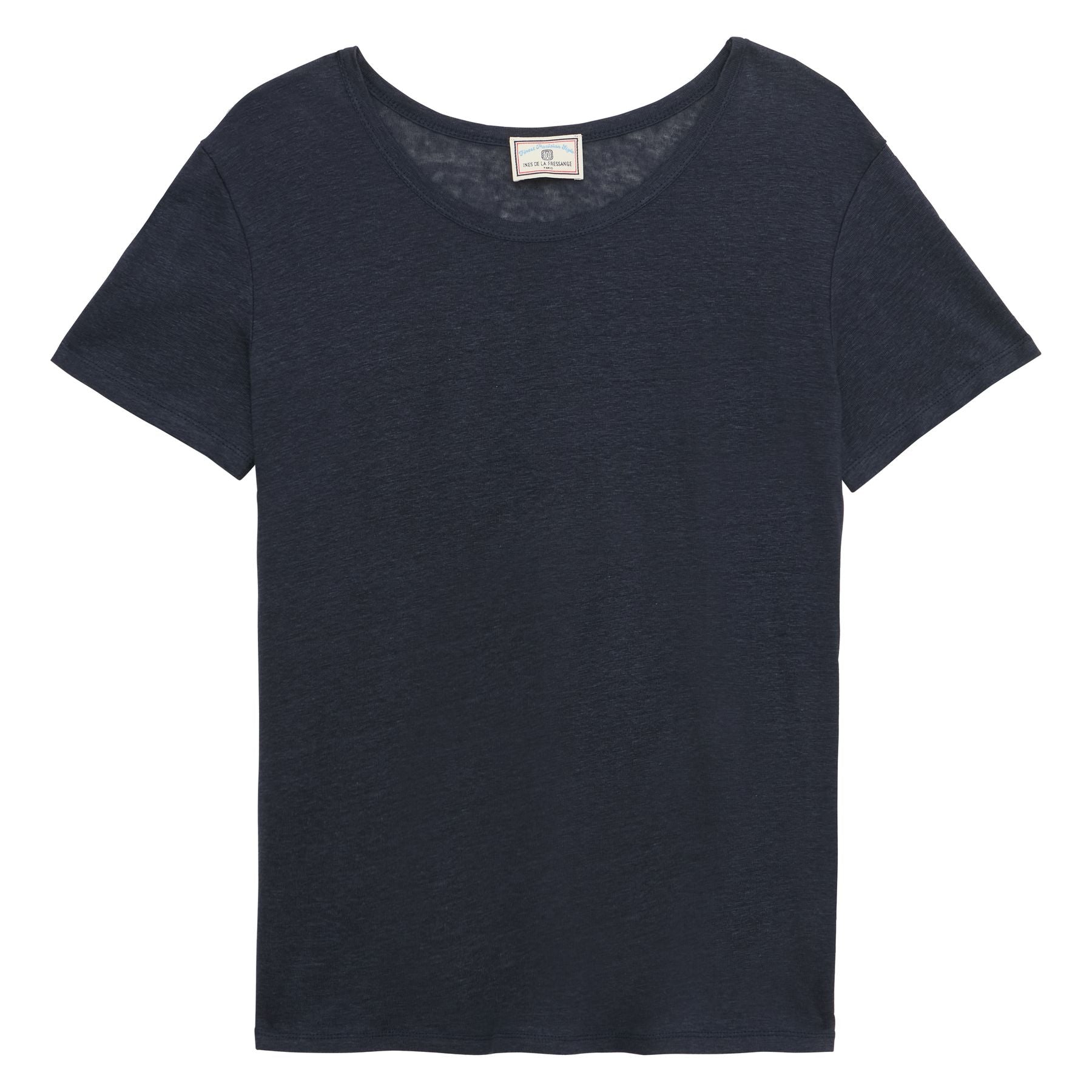 Camiseta Sunny de lino azul marino
