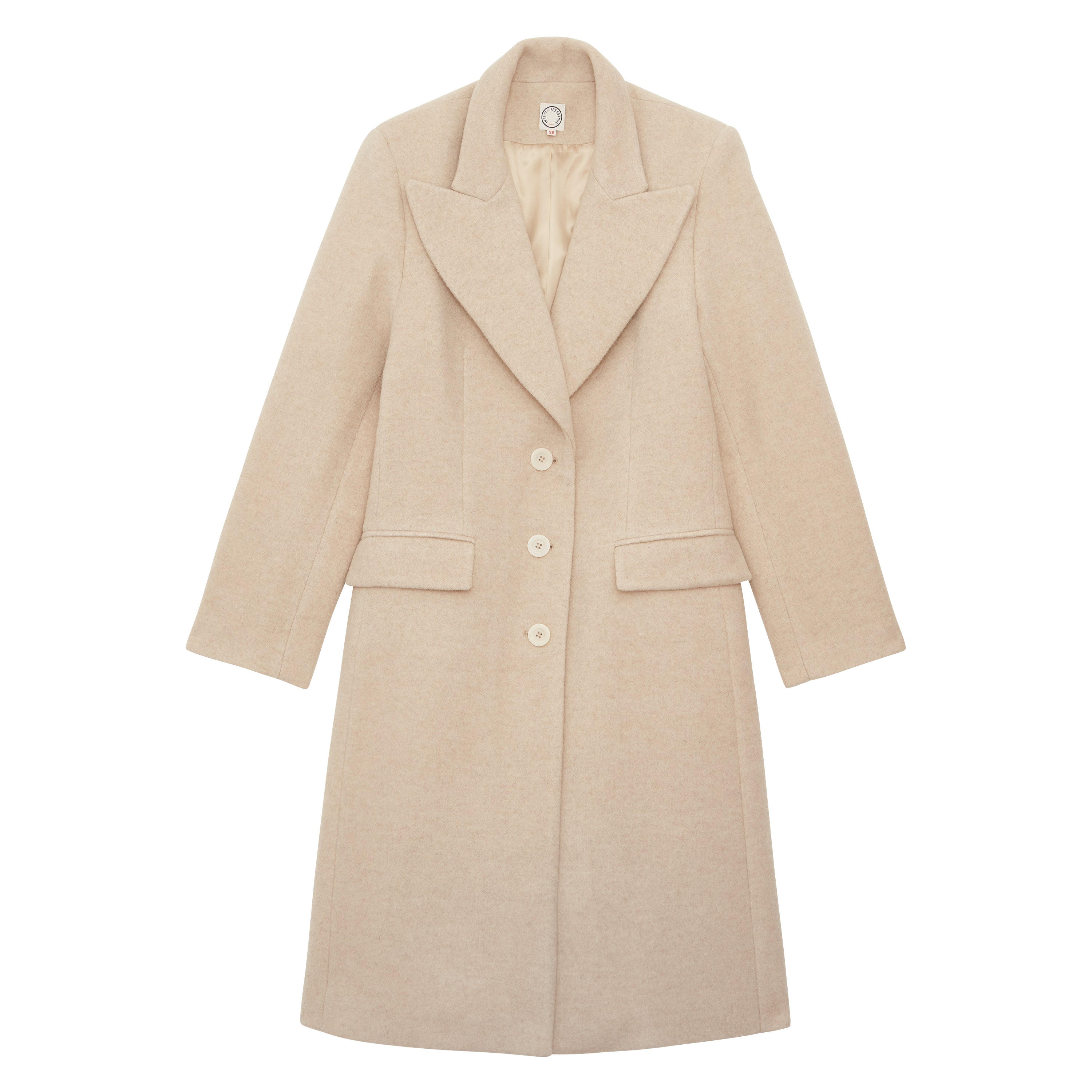 Manteau Zahee coupe droite