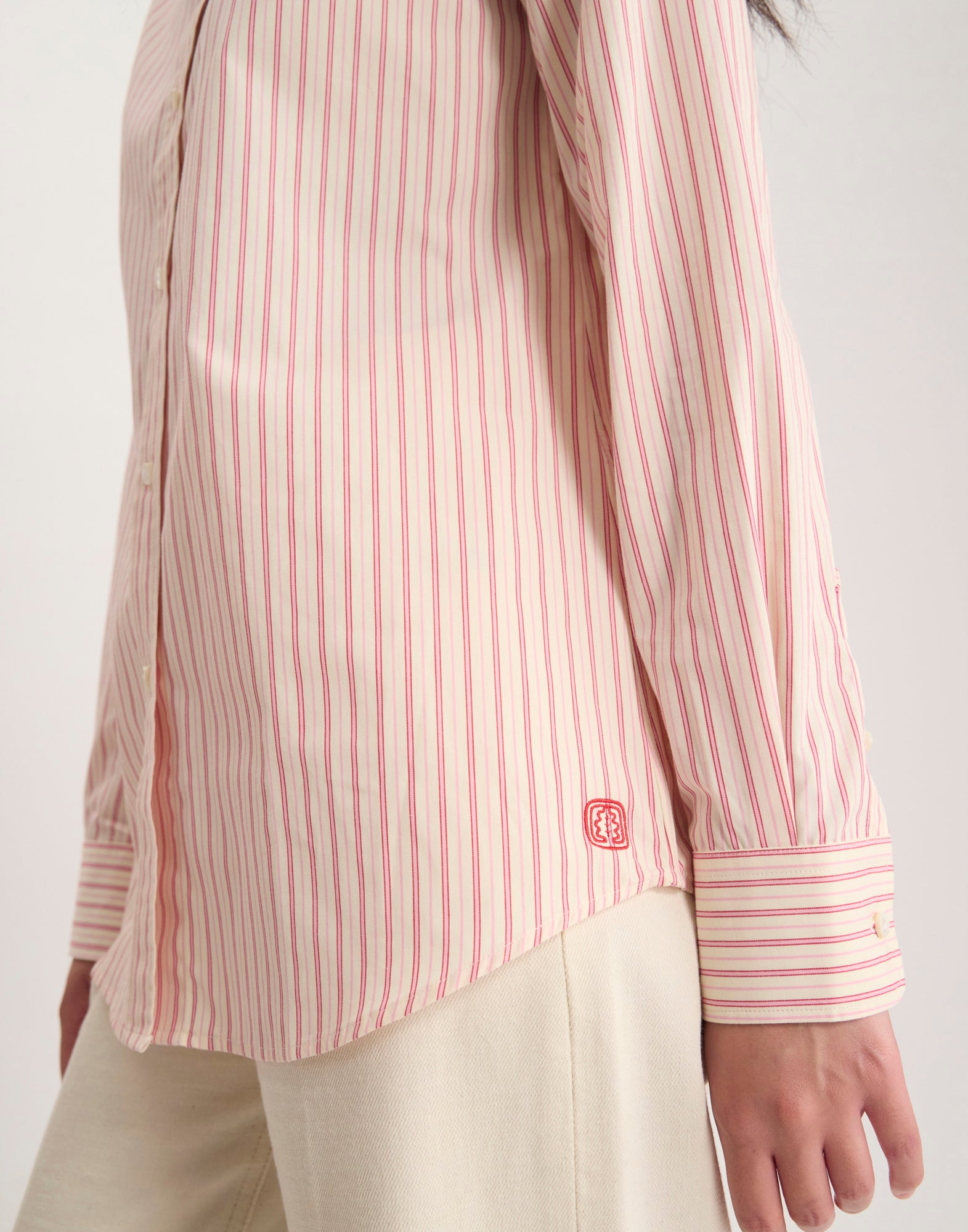Camicia in cotone a righe Martin