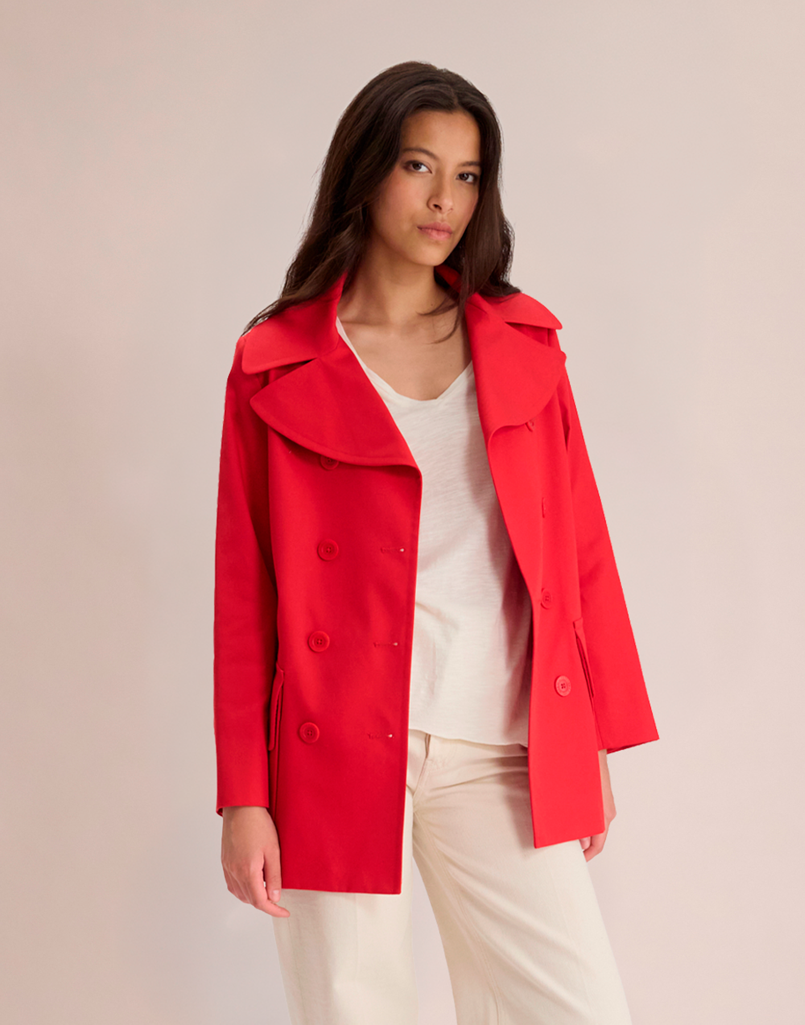 Caban Séraphine in misto cotone