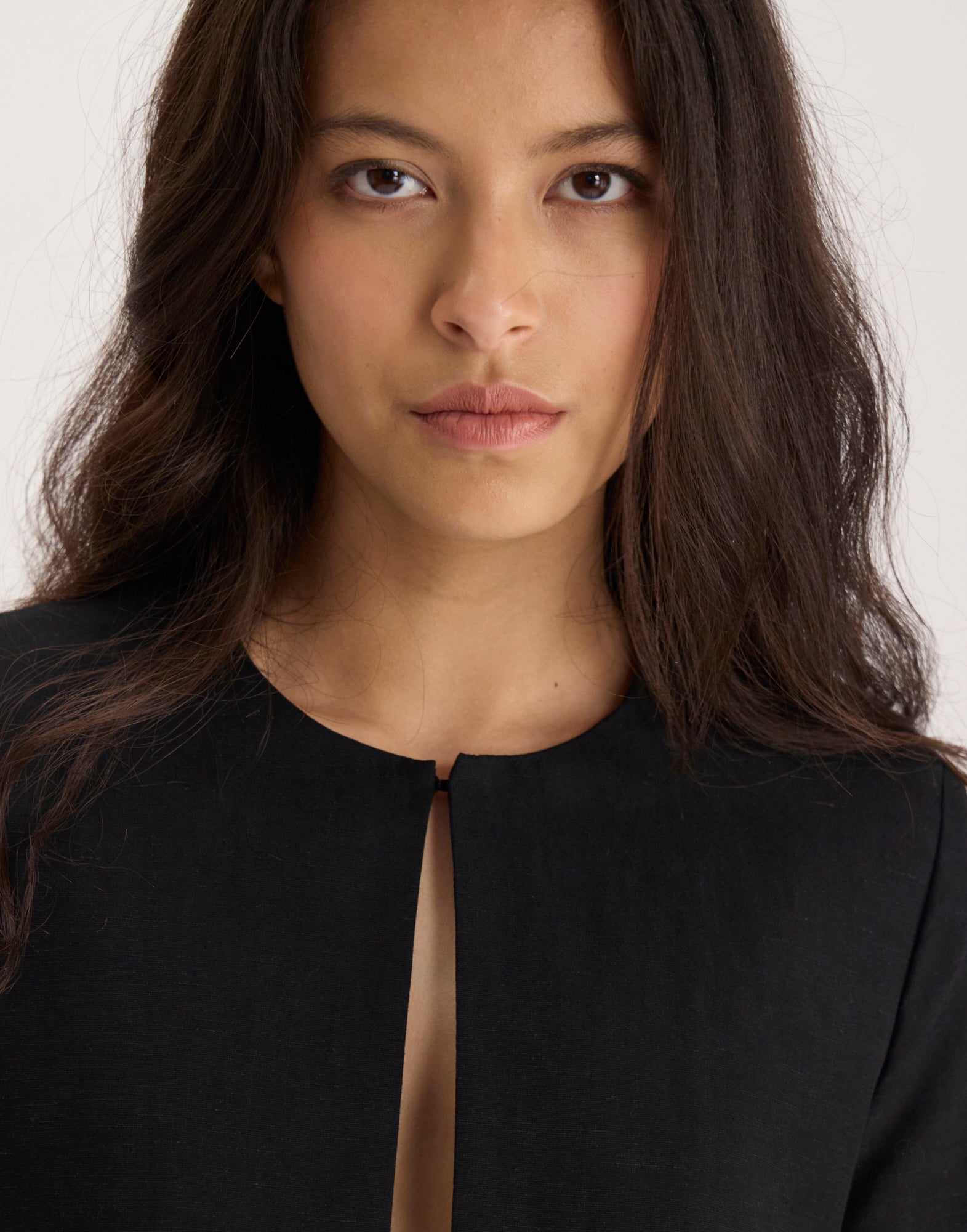 Veste Magoo en rayonne et lin