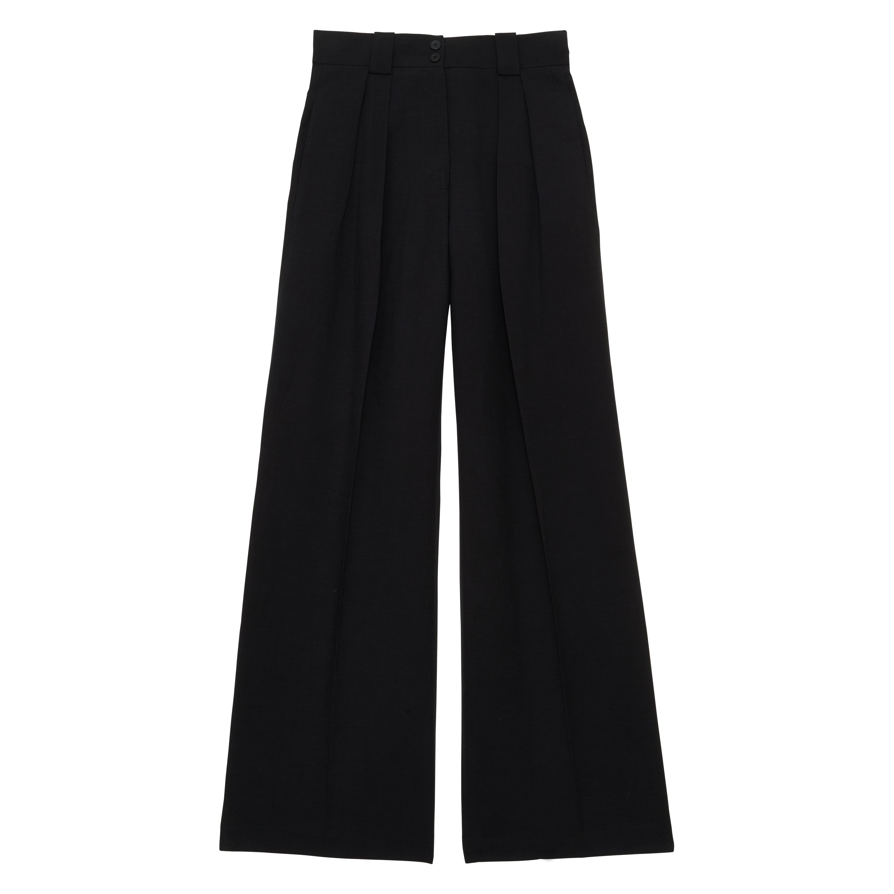 Pantalon Marlène en rayonne et lin