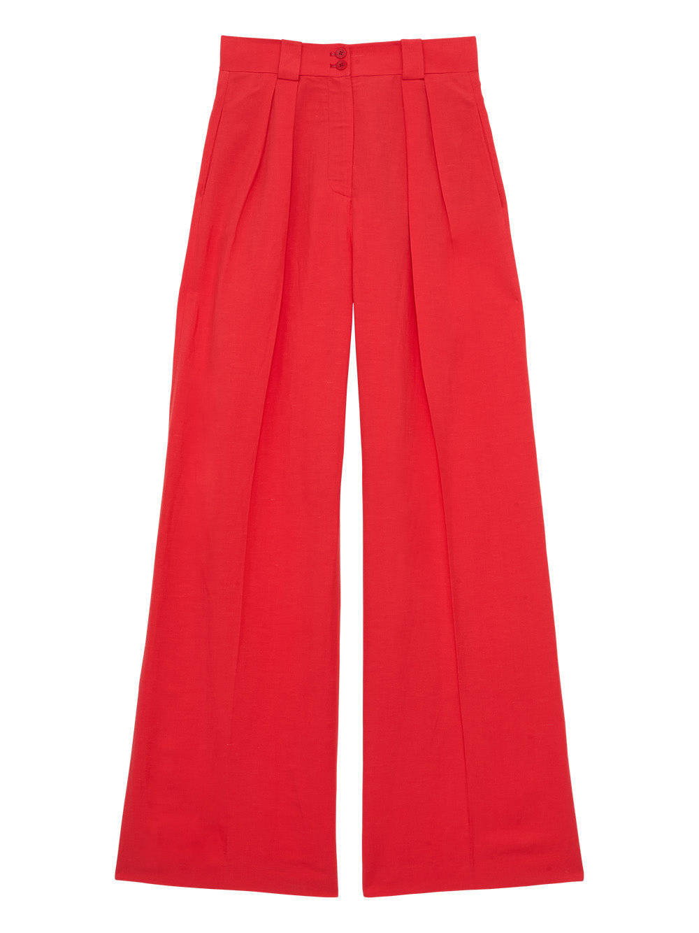 Red Marlène trousers