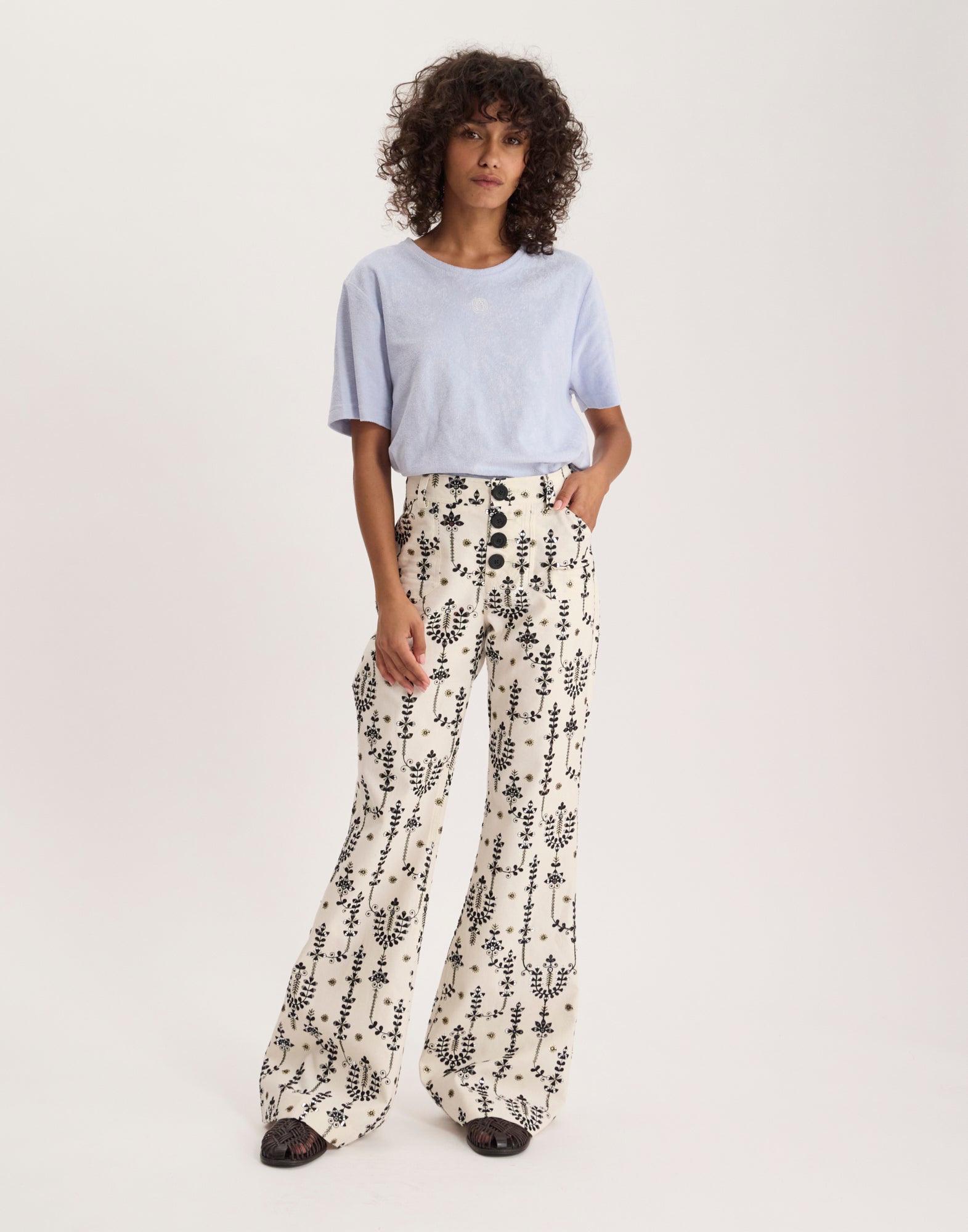 Charlotte cotton trousers