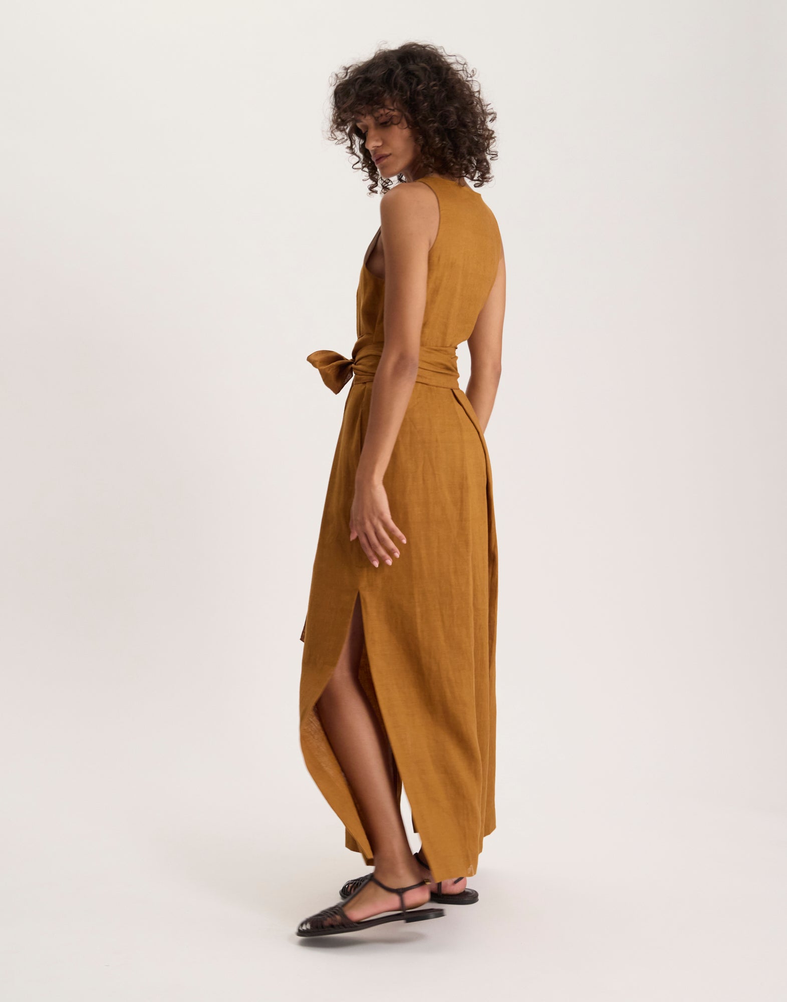Robe Ambre marron