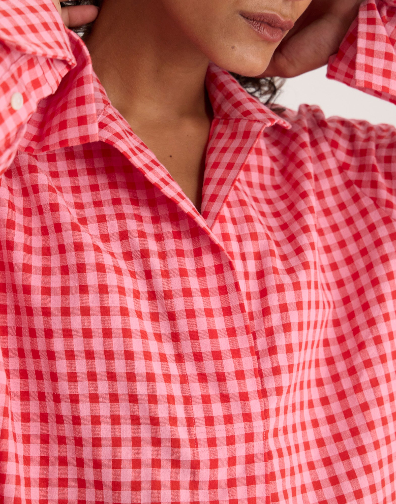 Robe Noella à carreaux